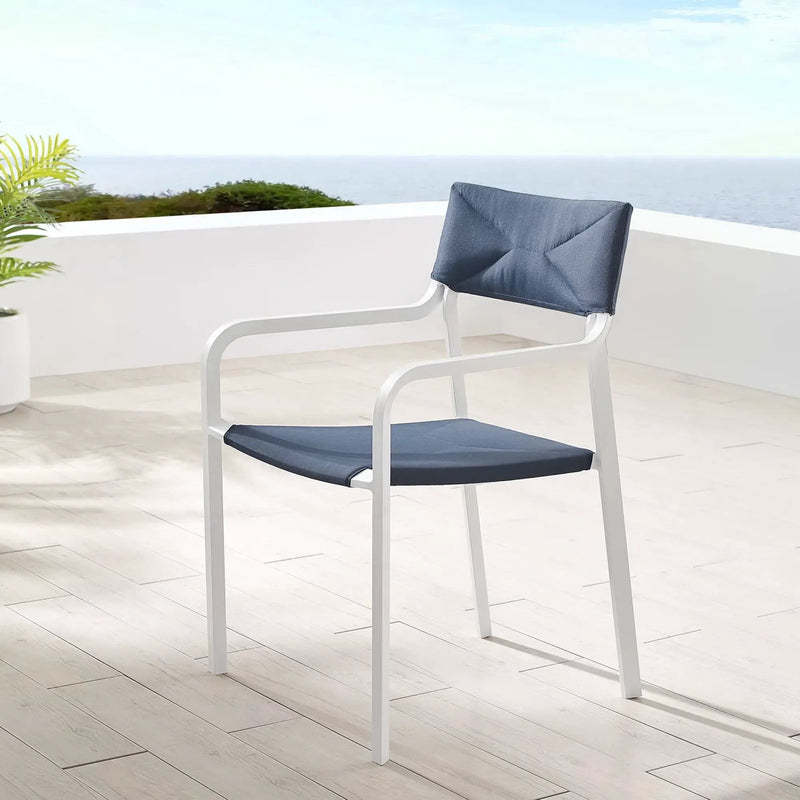 Raleigh Stackable Outdoor Patio Aluminum Dining Armchair by Modway by HouseOfZazla