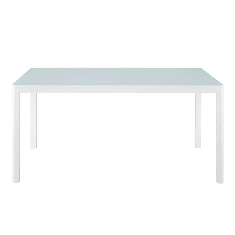 Raleigh 59" Outdoor Patio Aluminum Dining Table by Modway by HouseOfZazla