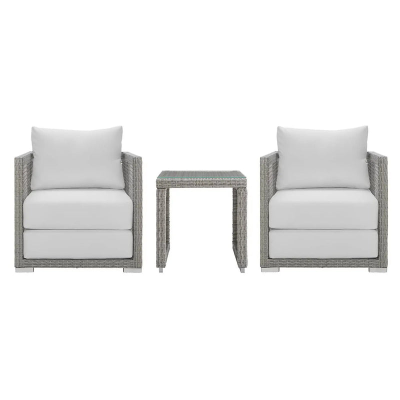 Aura 3 Piece Outdoor Patio Wicker Rattan Set by Modway by HouseOfZazla