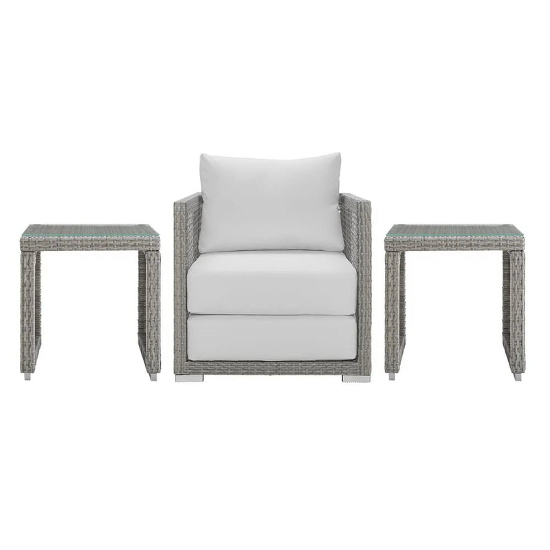 Aura 3 Piece Outdoor Patio Wicker Rattan Set by Modway by HouseOfZazla