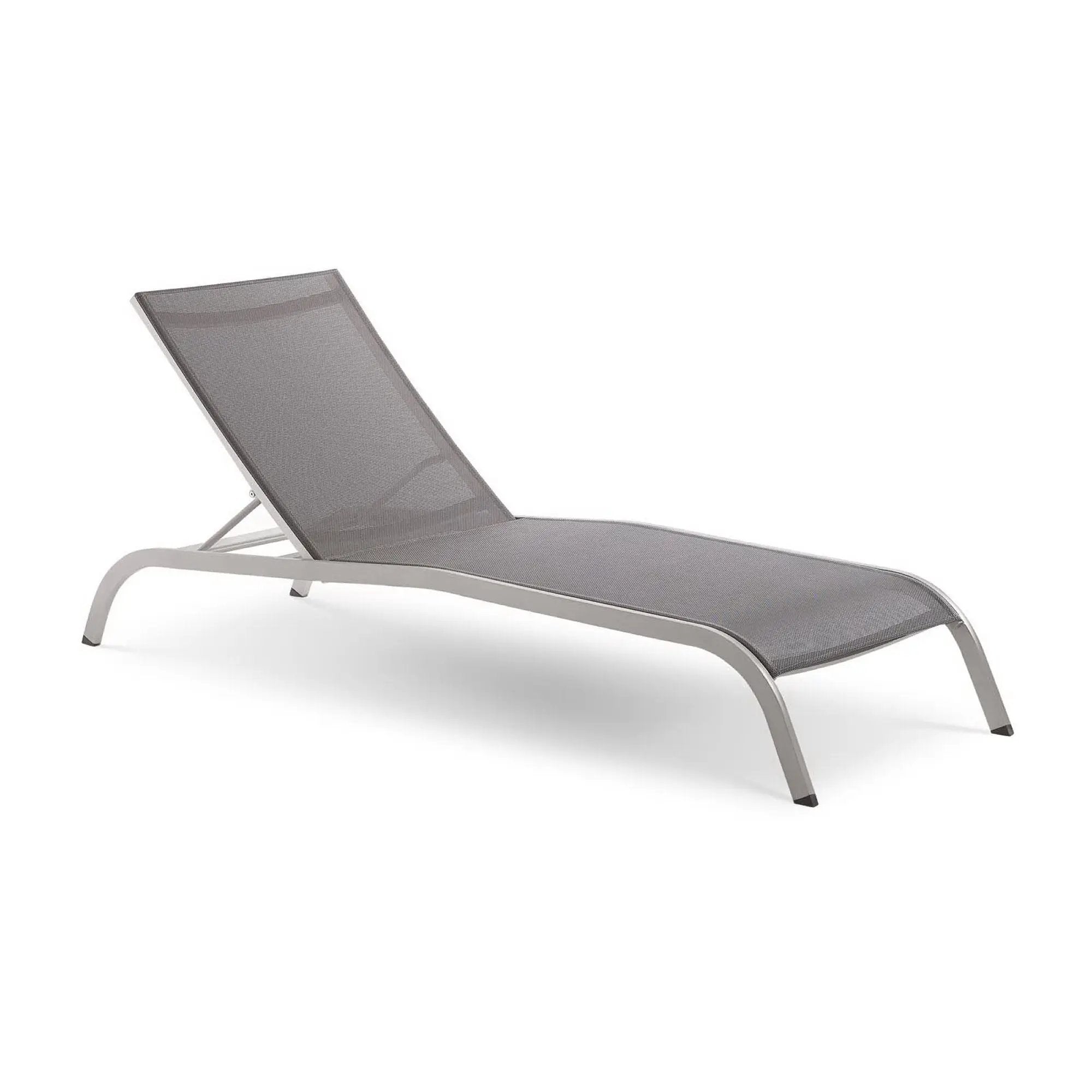 Savannah Mesh Chaise Outdoor Patio Aluminum Lounge Chair by Modway by HouseOfZazla