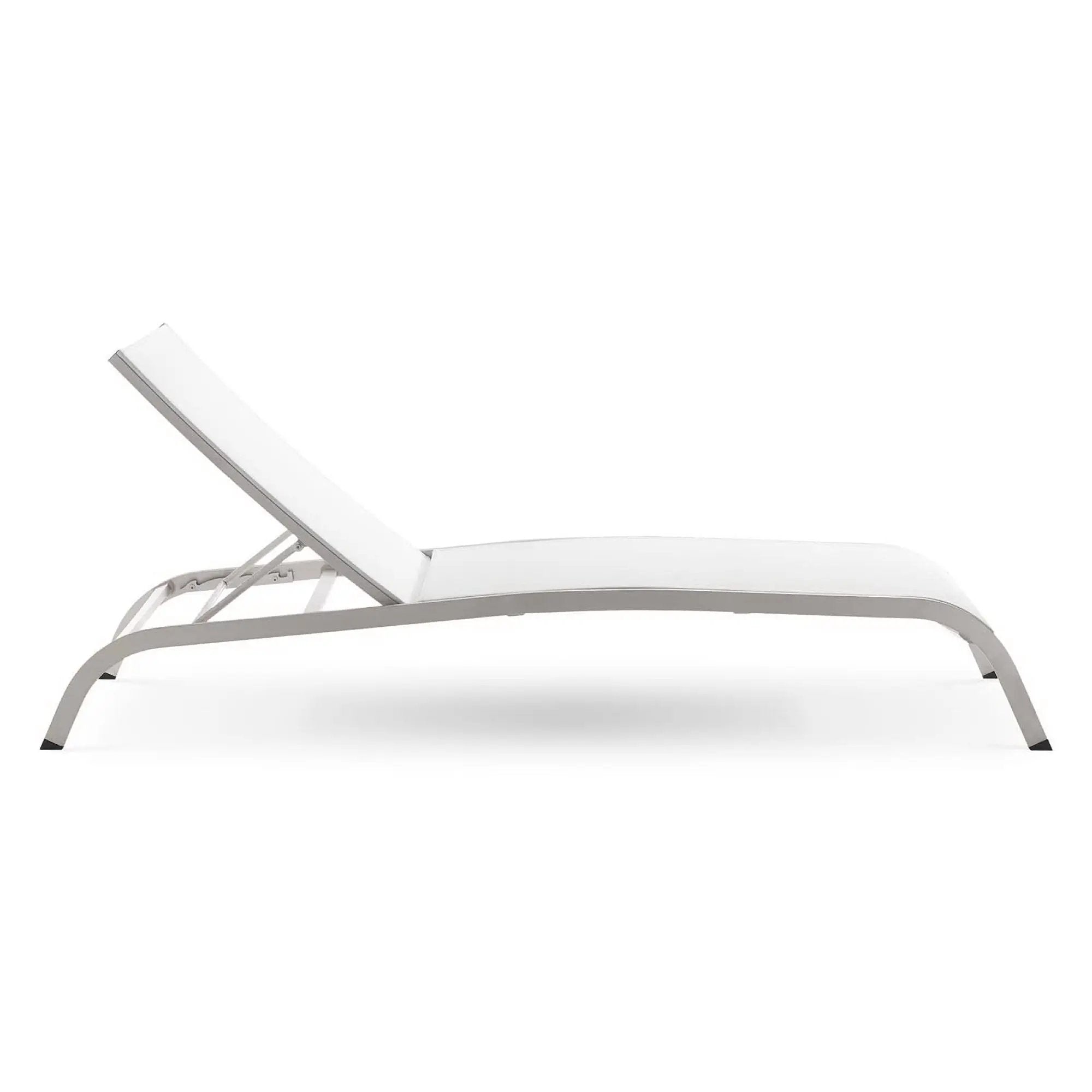 Savannah Mesh Chaise Outdoor Patio Aluminum Lounge Chair by Modway by HouseOfZazla