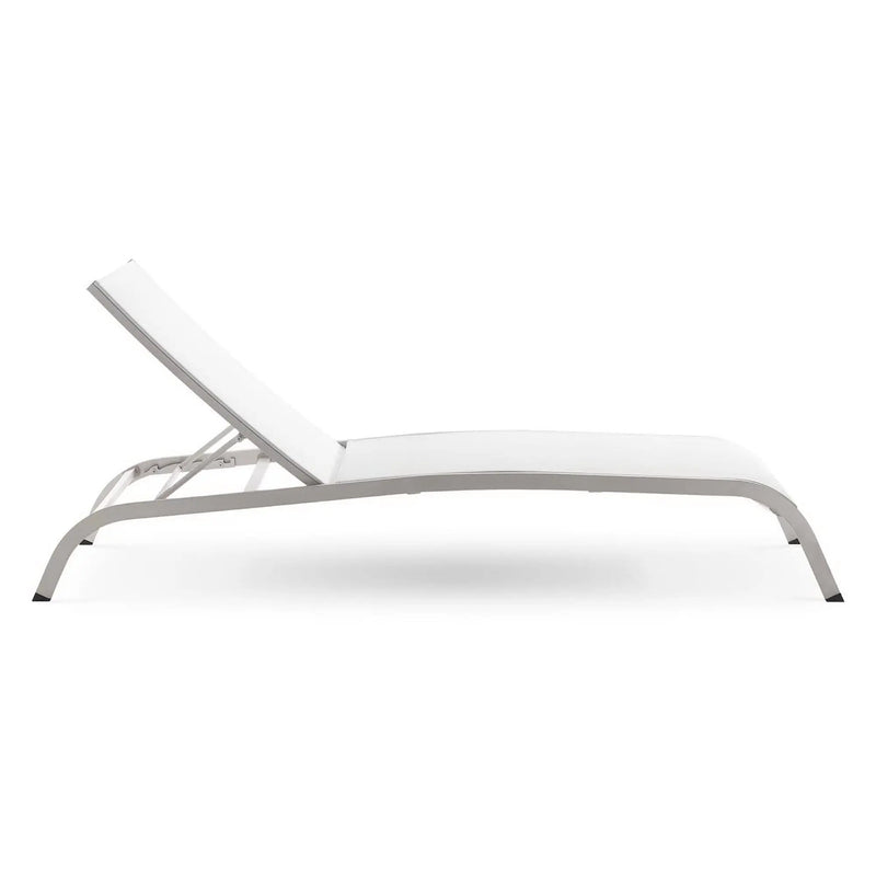 Savannah Mesh Chaise Outdoor Patio Aluminum Lounge Chair by Modway by HouseOfZazla