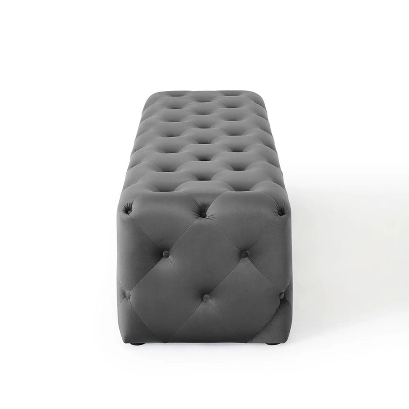 Amour 72" Tufted Button Entryway Performance Velvet Bench by Modway by HouseOfZazla