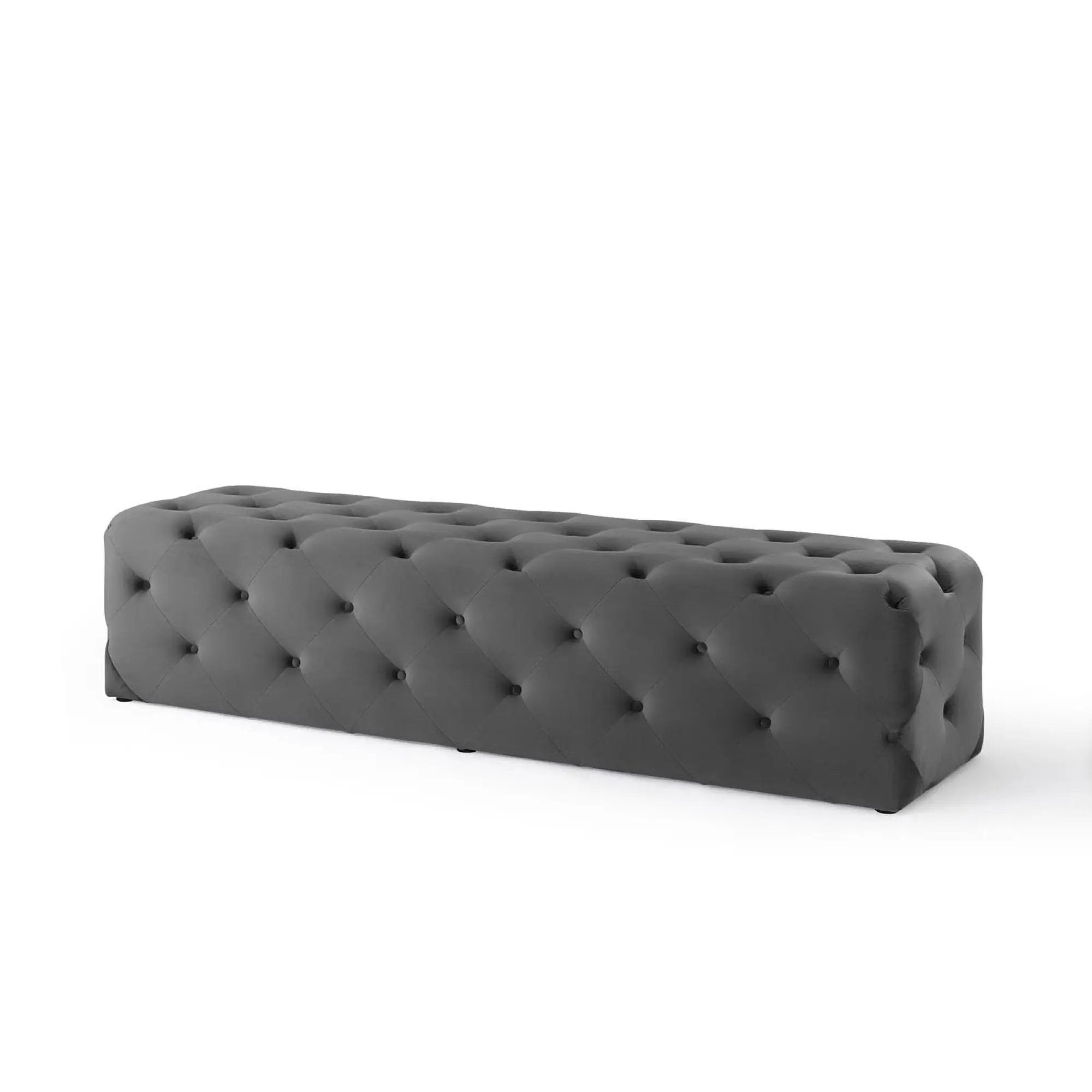 Amour 72" Tufted Button Entryway Performance Velvet Bench by Modway by HouseOfZazla