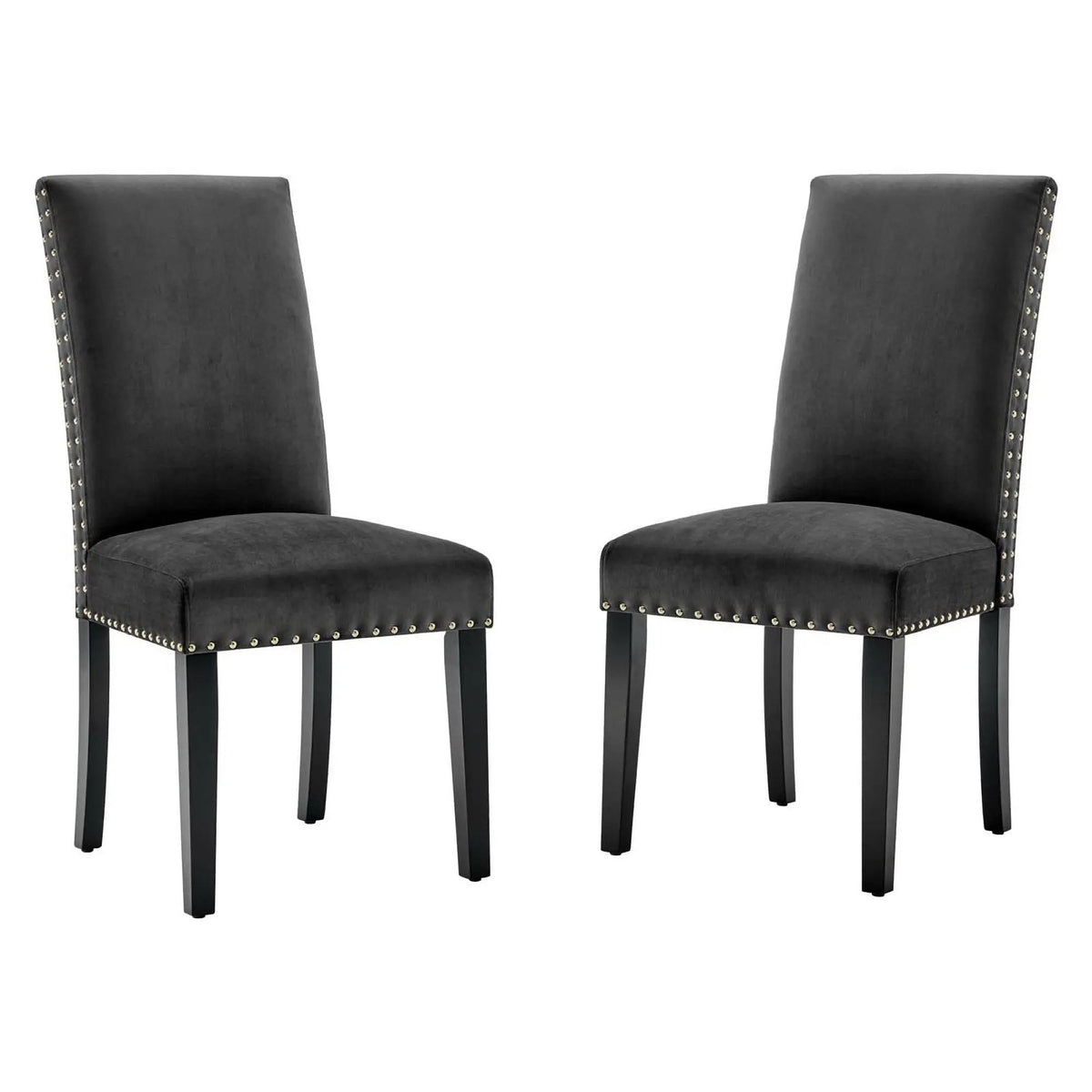 Parcel Performance Velvet Dining Side Chairs Set of 2 by Modway by HouseOfZazla