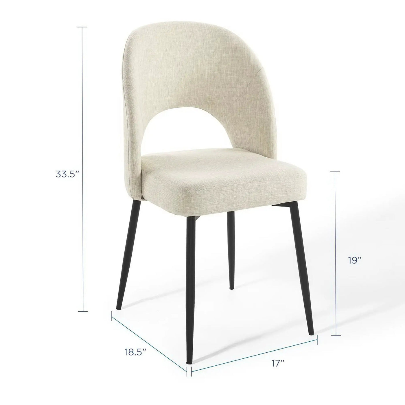 Rouse Upholstered Fabric Dining Side Chair by Modway by HouseOfZazla