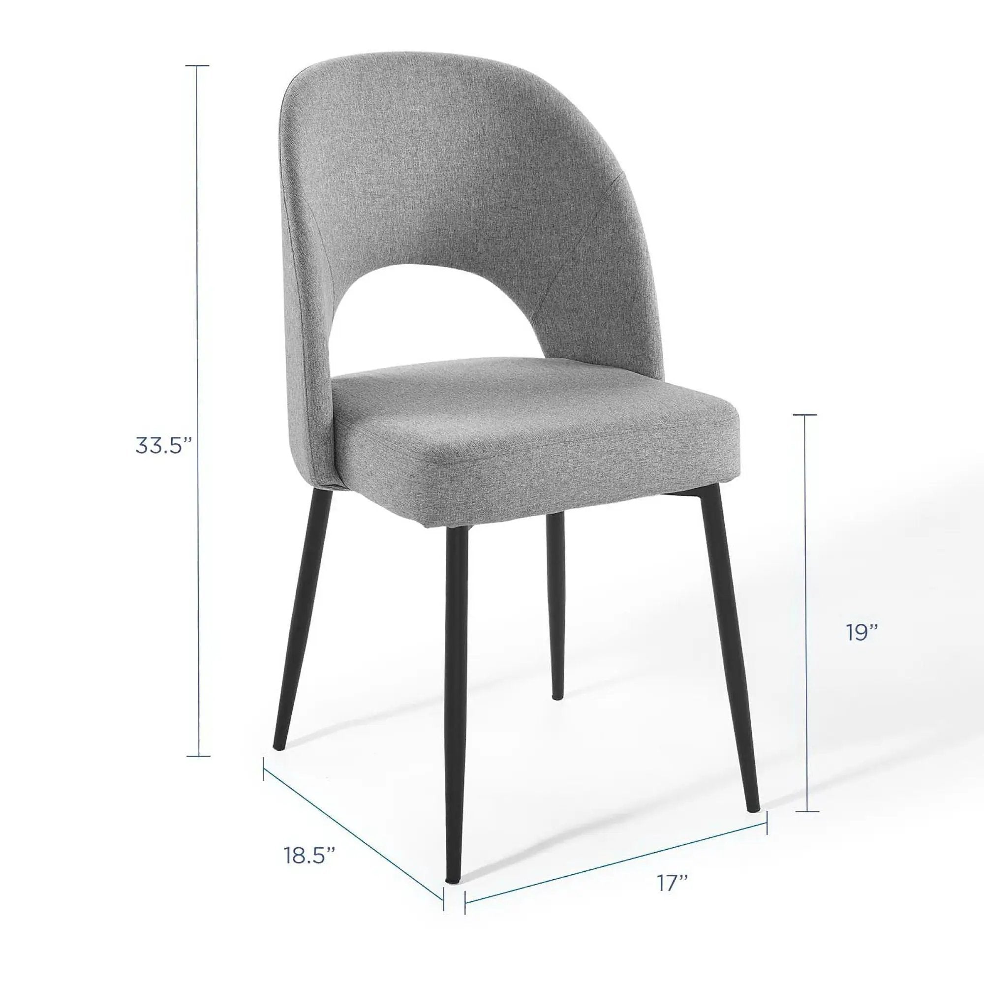 Rouse Upholstered Fabric Dining Side Chair by Modway by HouseOfZazla