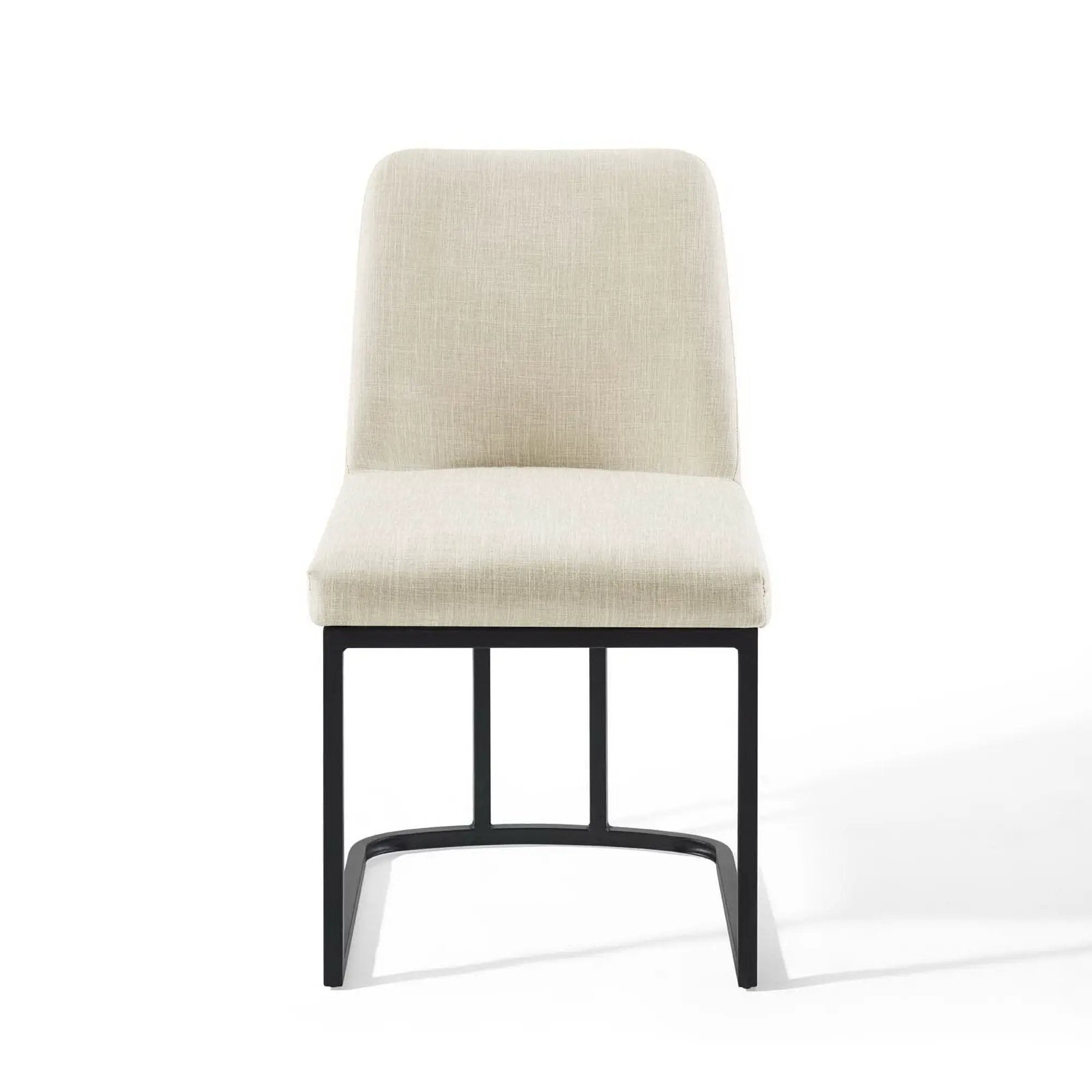 Amplify Sled Base Upholstered Fabric Dining Side Chair by Modway by HouseOfZazla