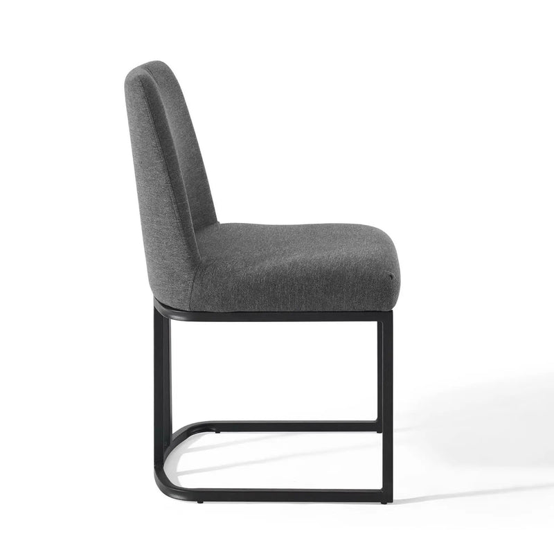Amplify Sled Base Upholstered Fabric Dining Side Chair by Modway by HouseOfZazla