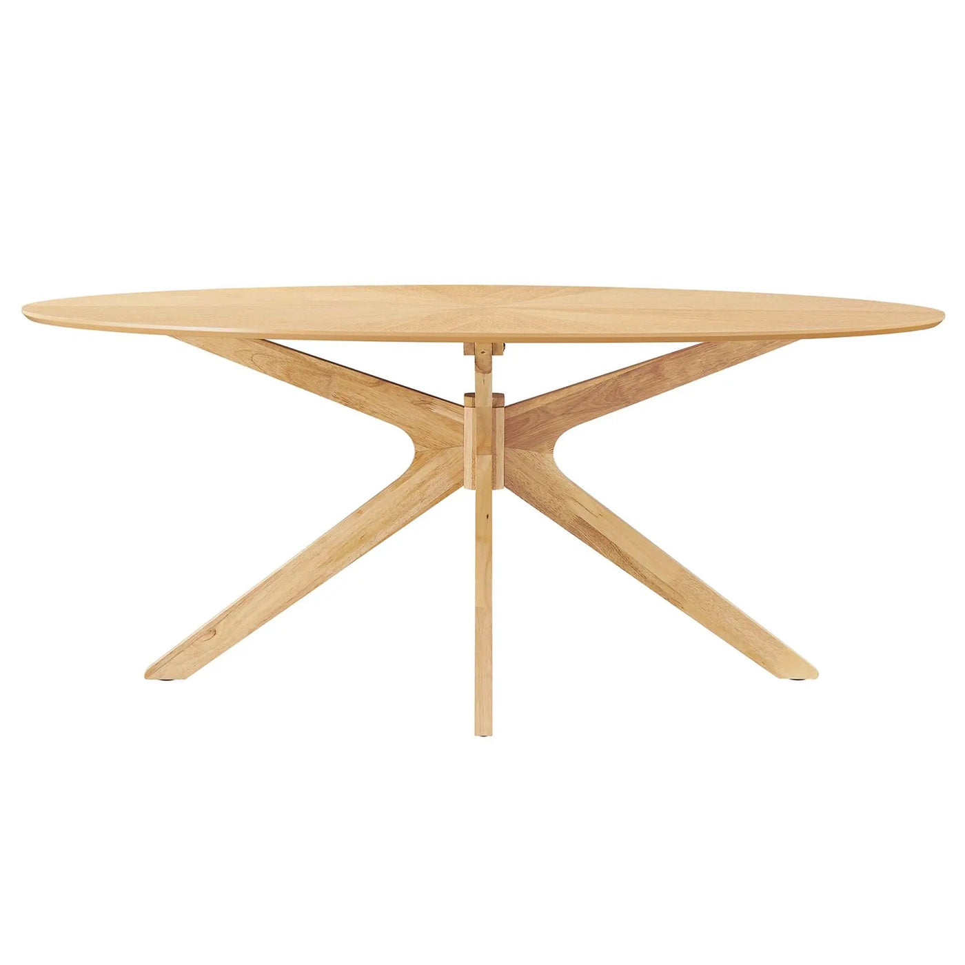 Crossroads 71" Oval Wood Dining Table by Modway by HouseOfZazla