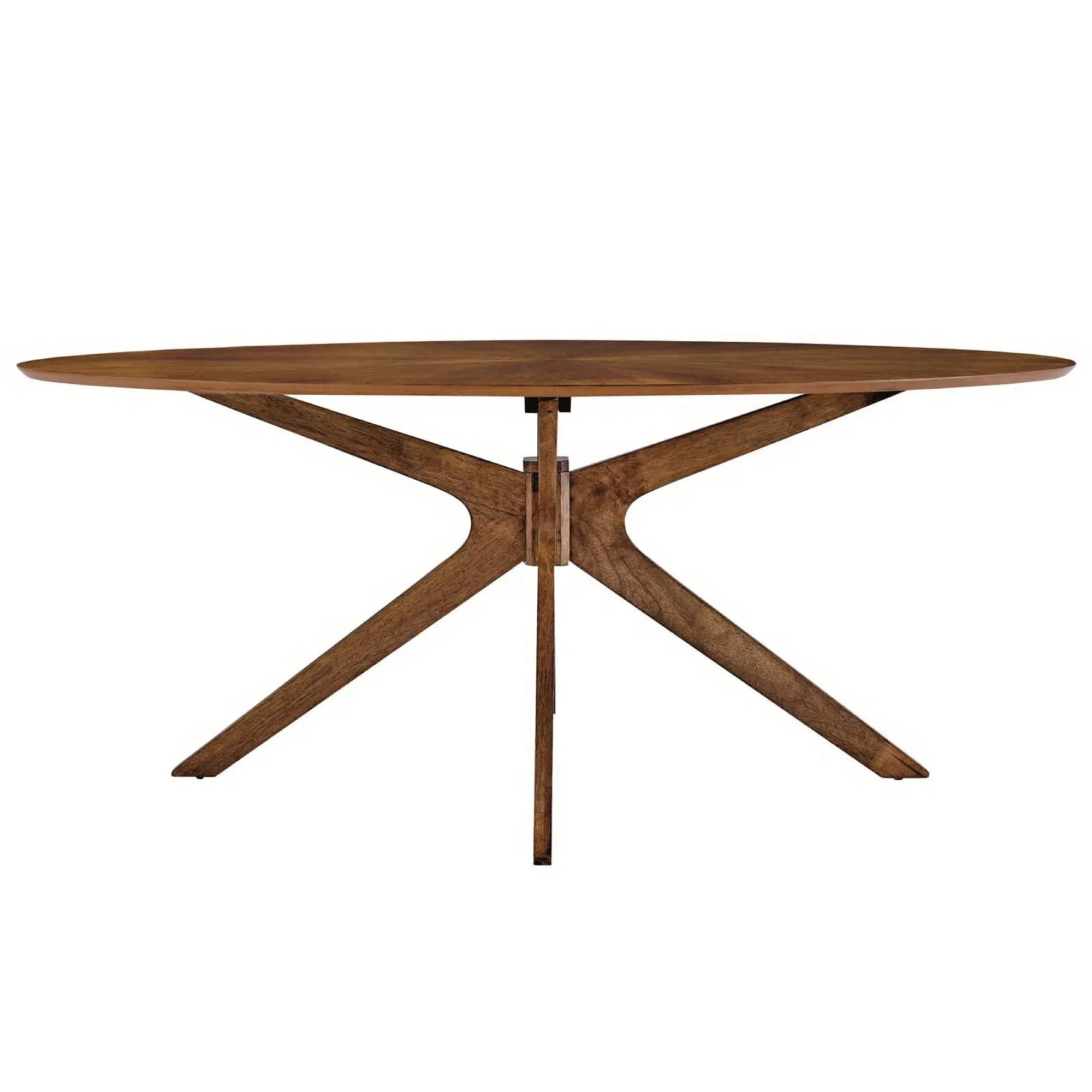 Crossroads 71" Oval Wood Dining Table by Modway by HouseOfZazla
