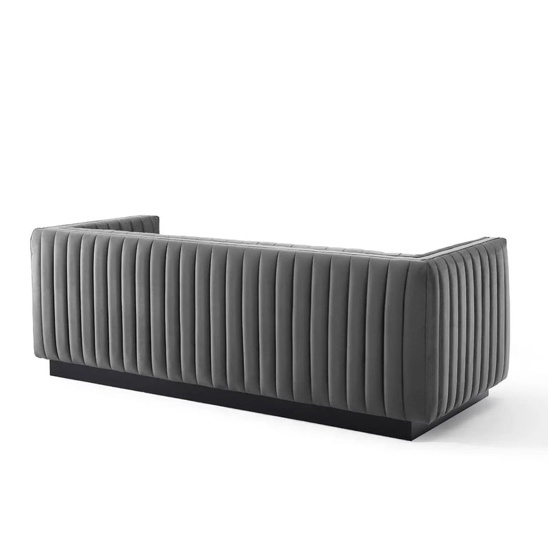 Conjure Channel Tufted Velvet Sofa by Modway by HouseOfZazla