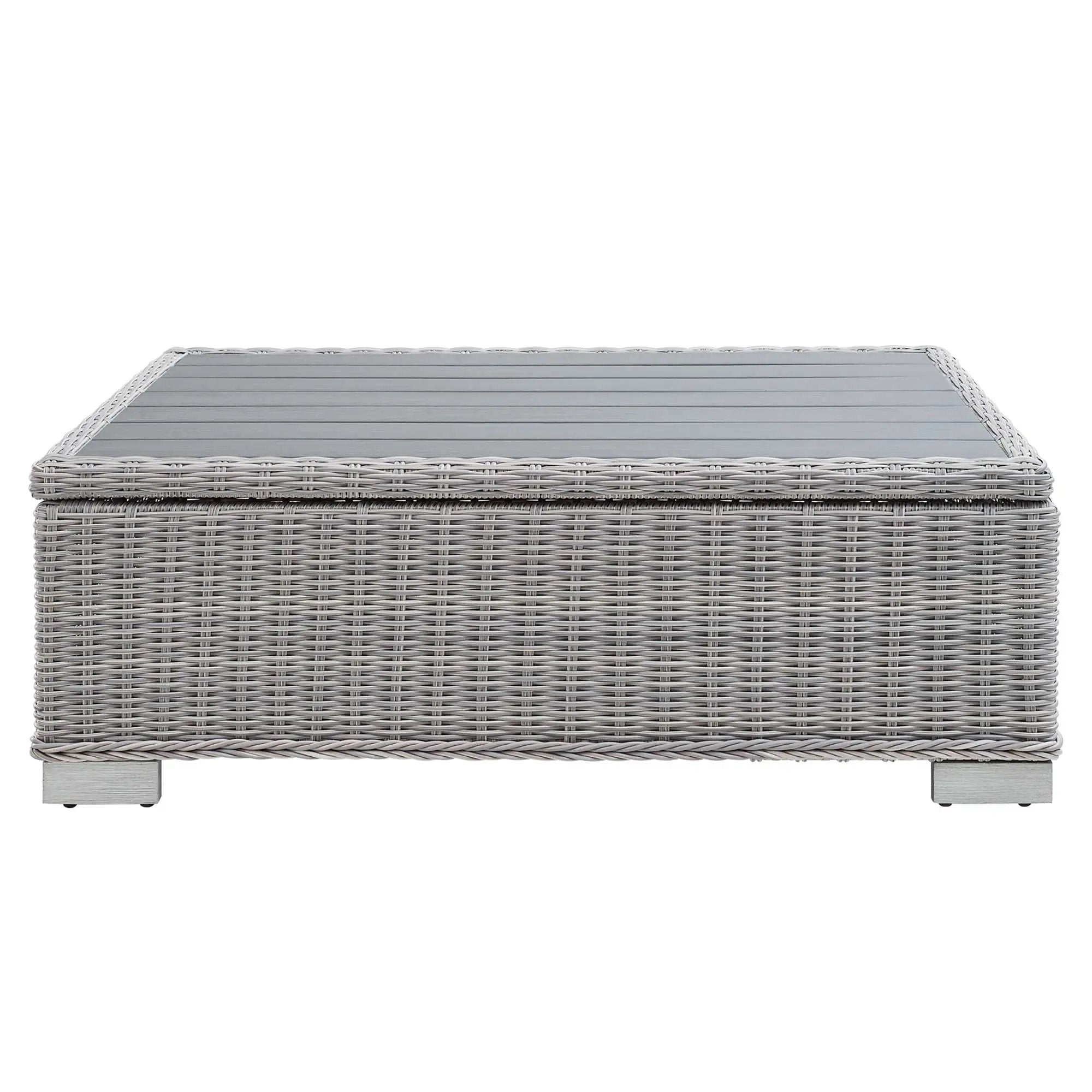 Conway 45" Outdoor Patio Wicker Rattan Coffee Table by Modway by HouseOfZazla