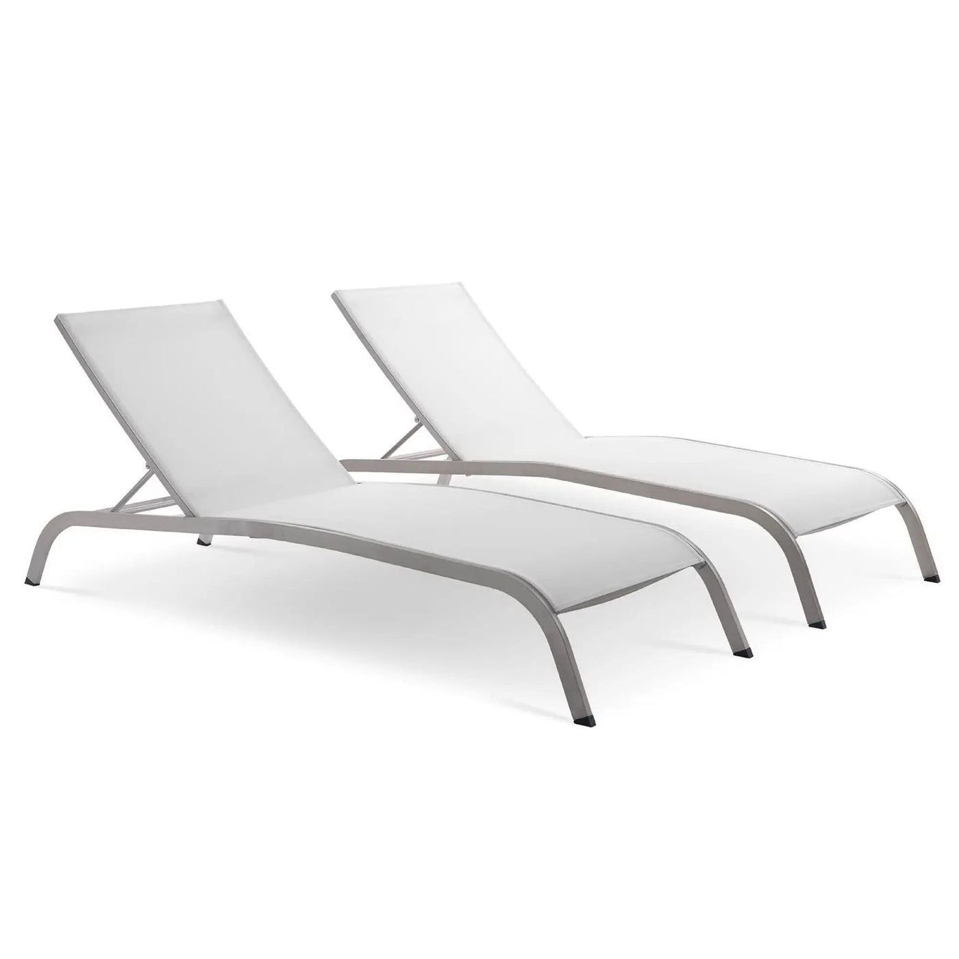 Savannah Outdoor Patio Mesh Chaise Lounge Set of 2 by Modway by HouseOfZazla