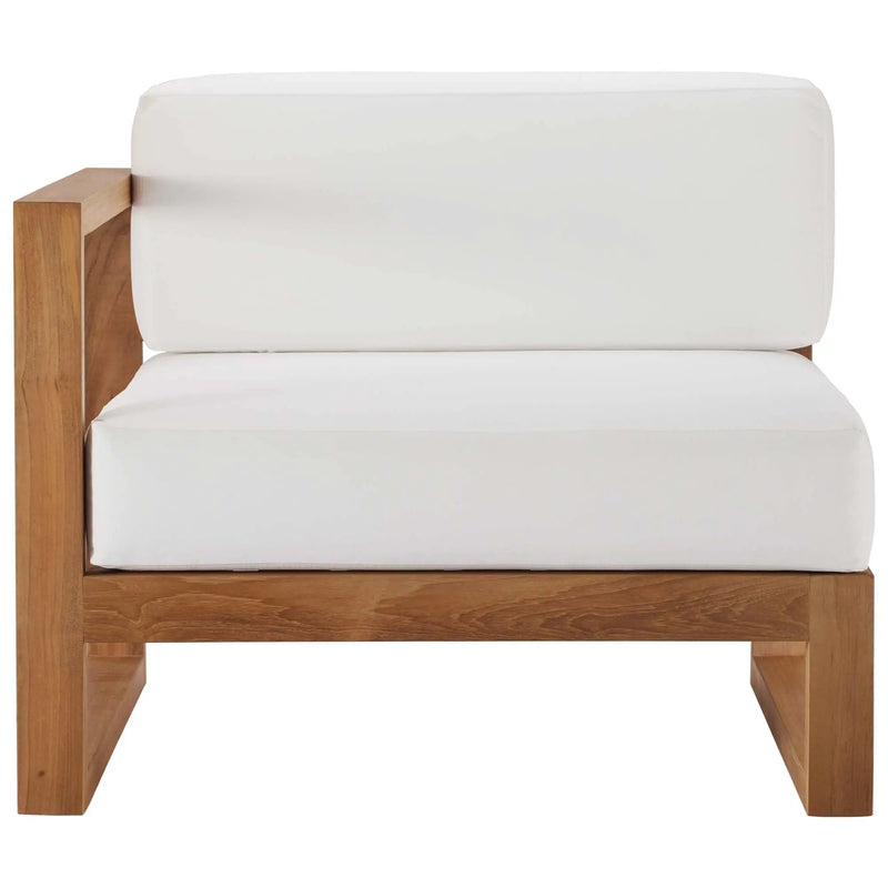 Upland Outdoor Patio Teak Wood Left-Arm Chair by Modway by HouseOfZazla