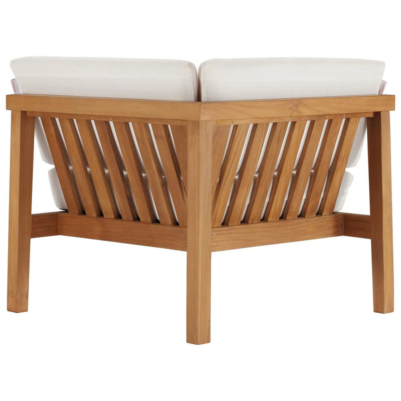 Bayport Outdoor Patio Teak Wood Corner Chair by Modway by HouseOfZazla