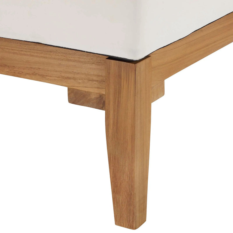 Bayport Outdoor Patio Teak Wood Corner Chair by Modway by HouseOfZazla