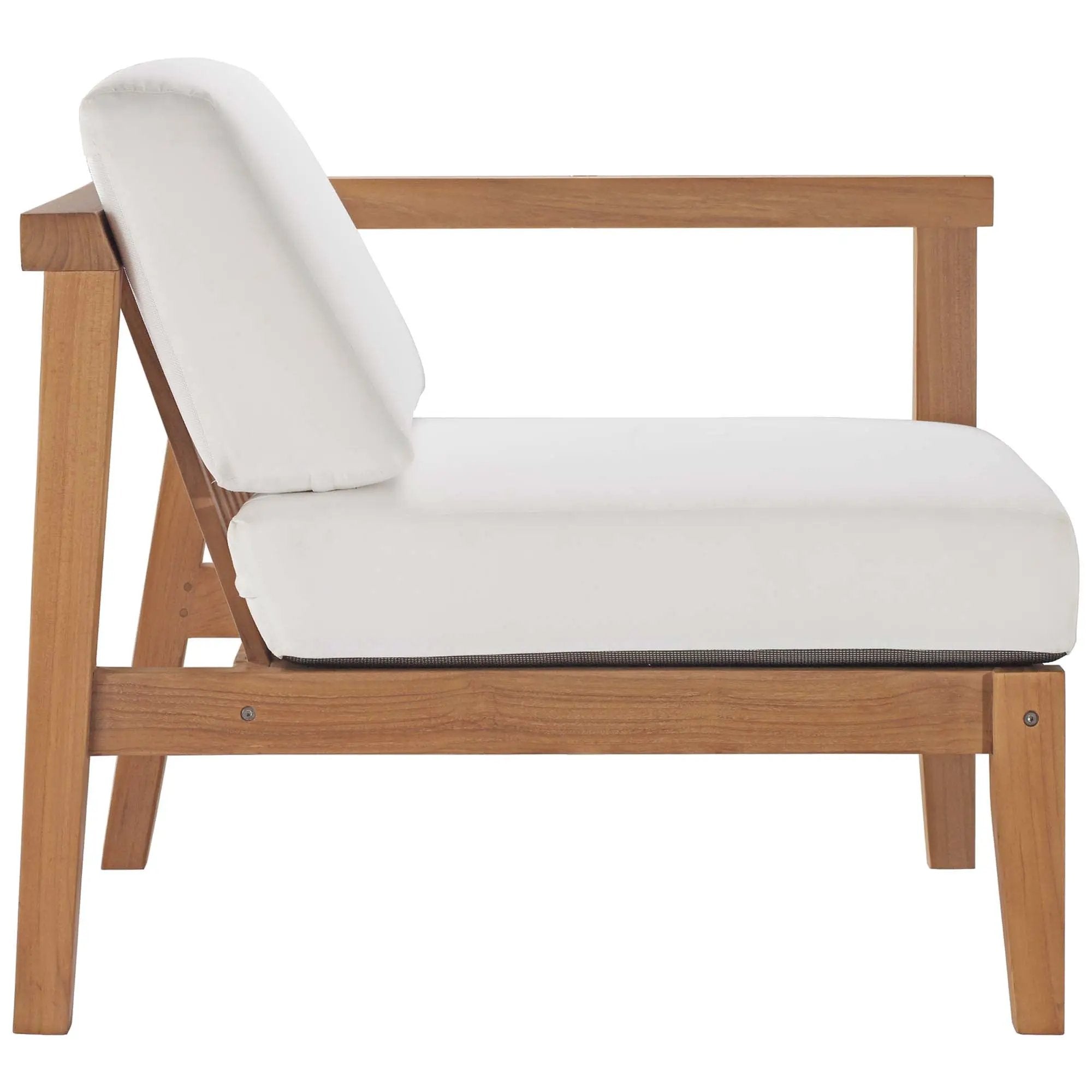 Bayport Outdoor Patio Teak Wood Right-Arm Chair by Modway by HouseOfZazla