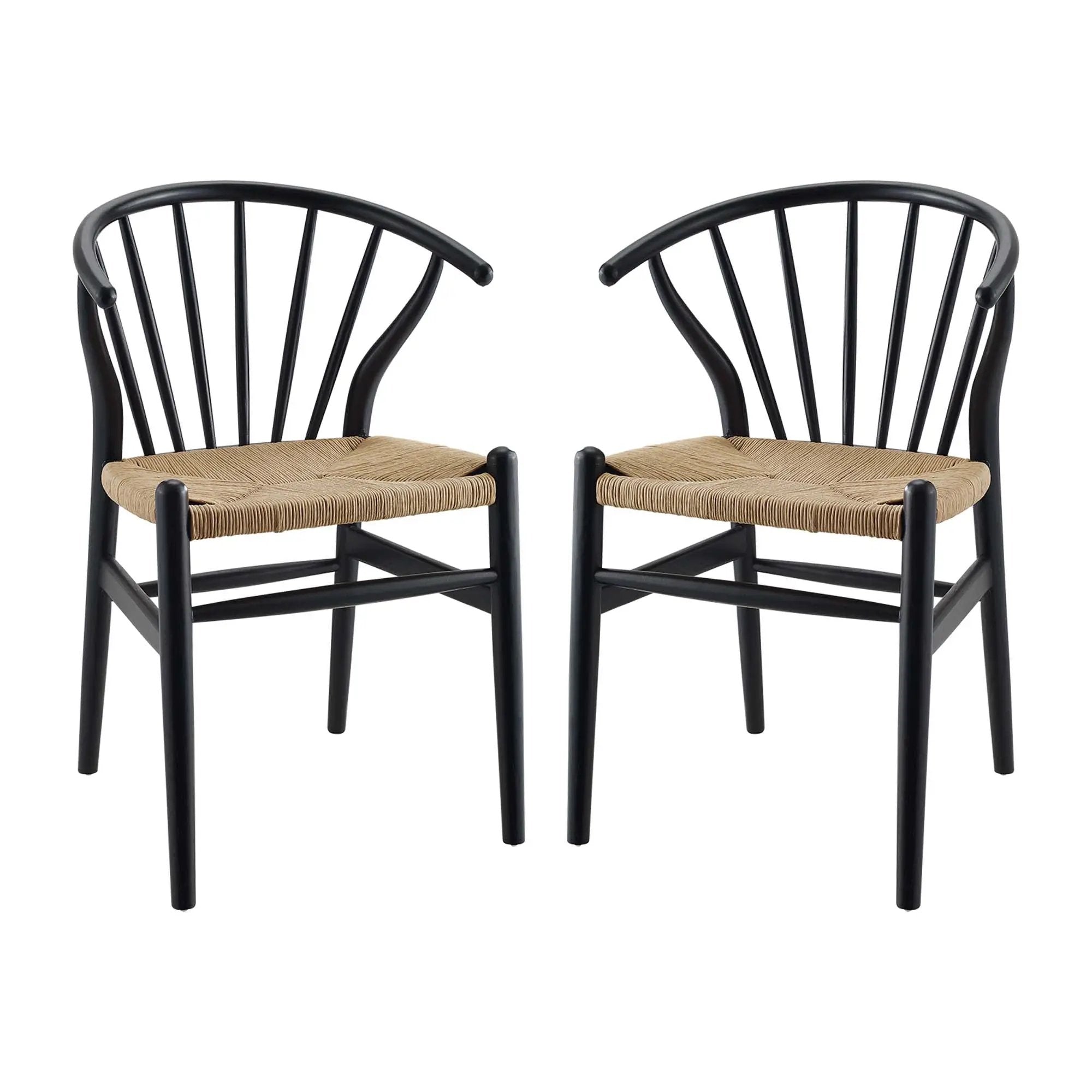 Flourish Spindle Wood Dining Side Chair Set of 2 by Modway by HouseOfZazla