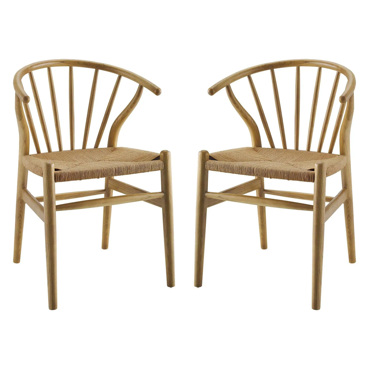 Flourish Spindle Wood Dining Side Chair Set of 2 by Modway by HouseOfZazla