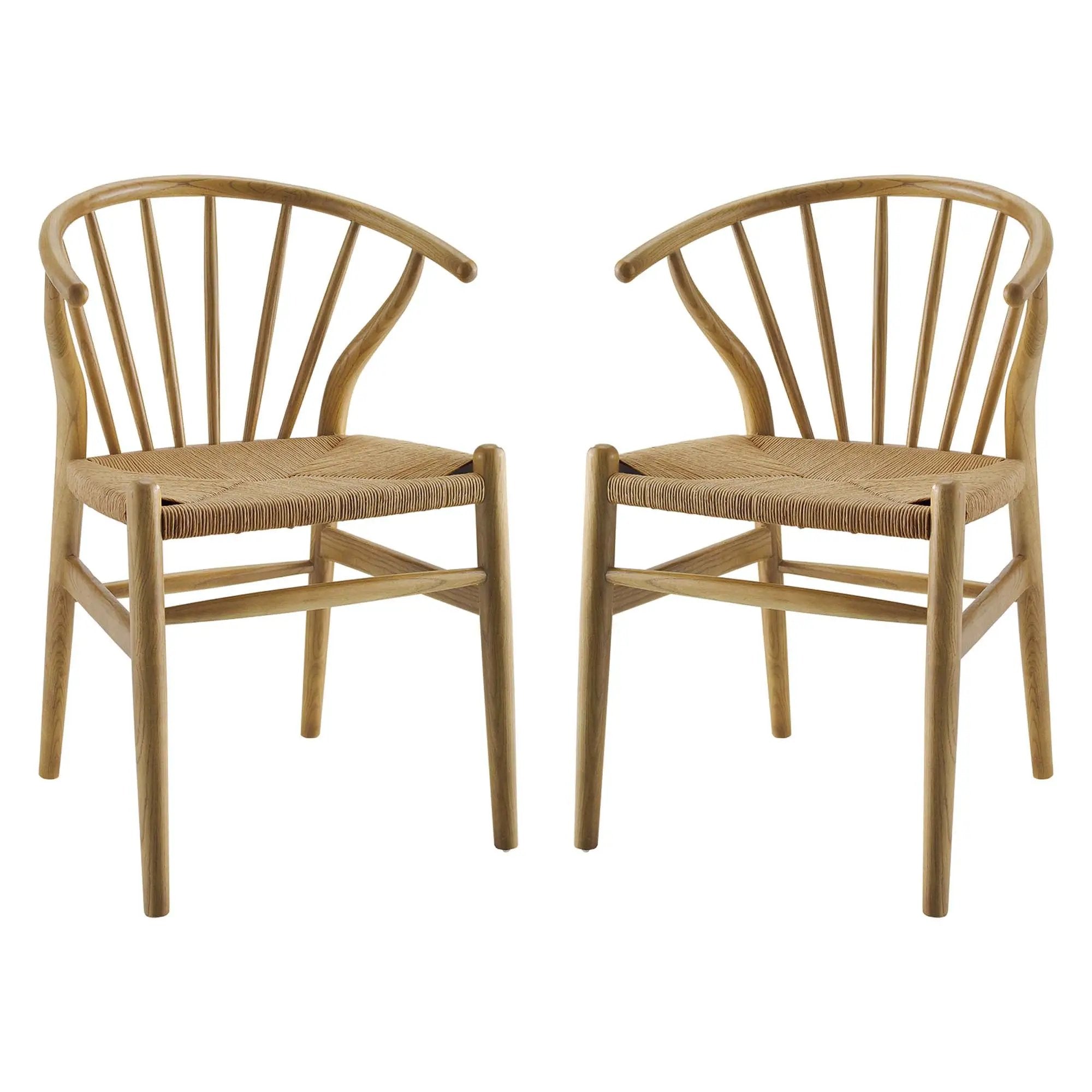 Flourish Spindle Wood Dining Side Chair Set of 2 by Modway by HouseOfZazla