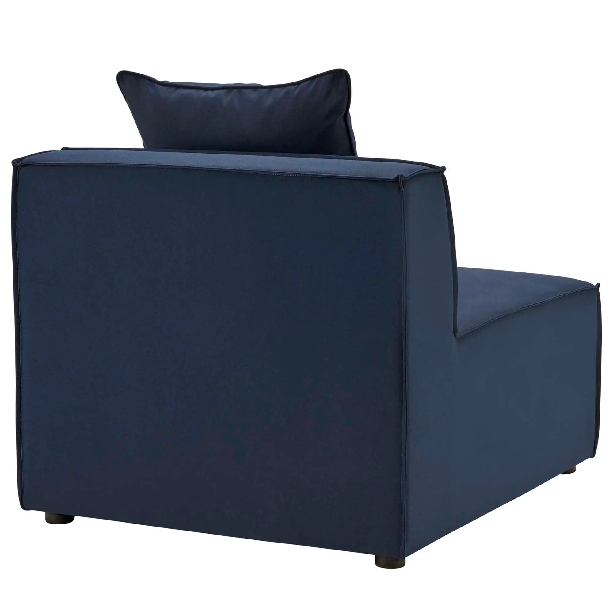 Saybrook Outdoor Patio Upholstered Sectional Sofa Armless Chair by HouseOfZazla