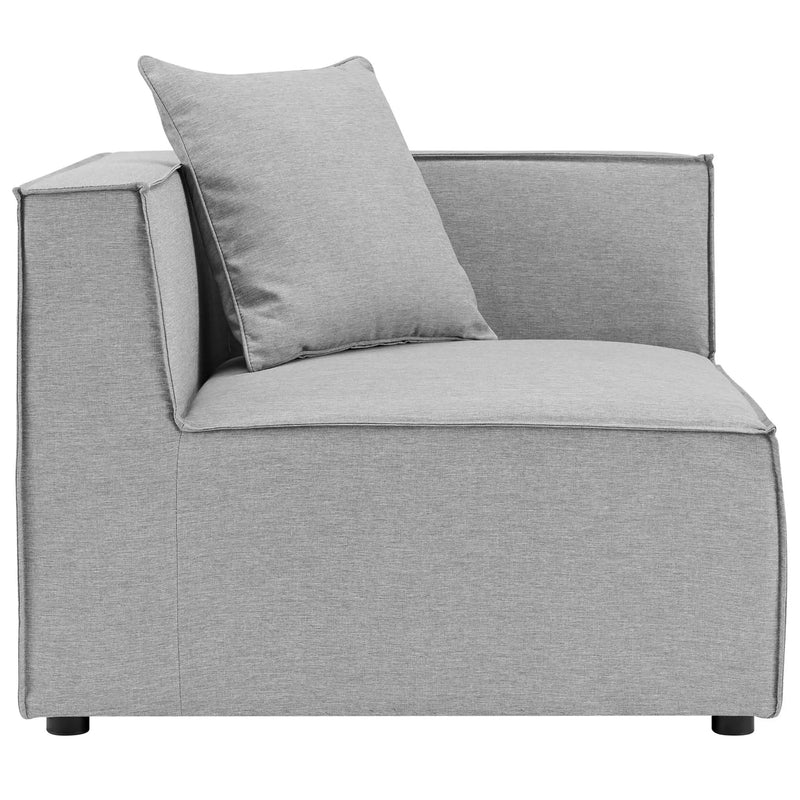 Saybrook Outdoor Patio Upholstered Sectional Sofa Corner Chair by HouseOfZazla
