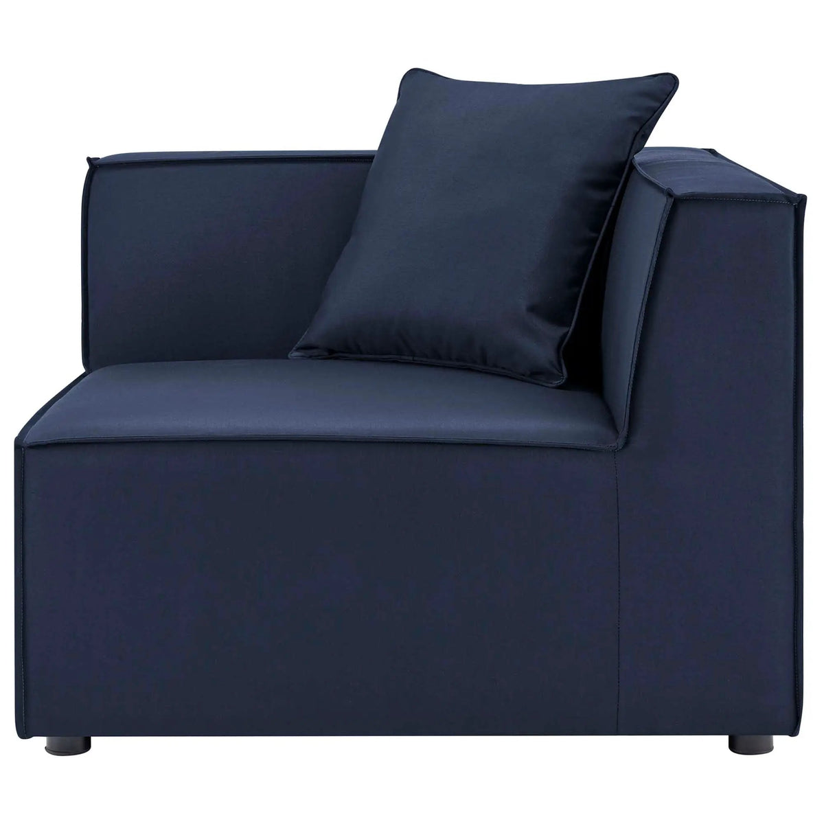 Saybrook Outdoor Patio Upholstered Sectional Sofa Corner Chair by HouseOfZazla