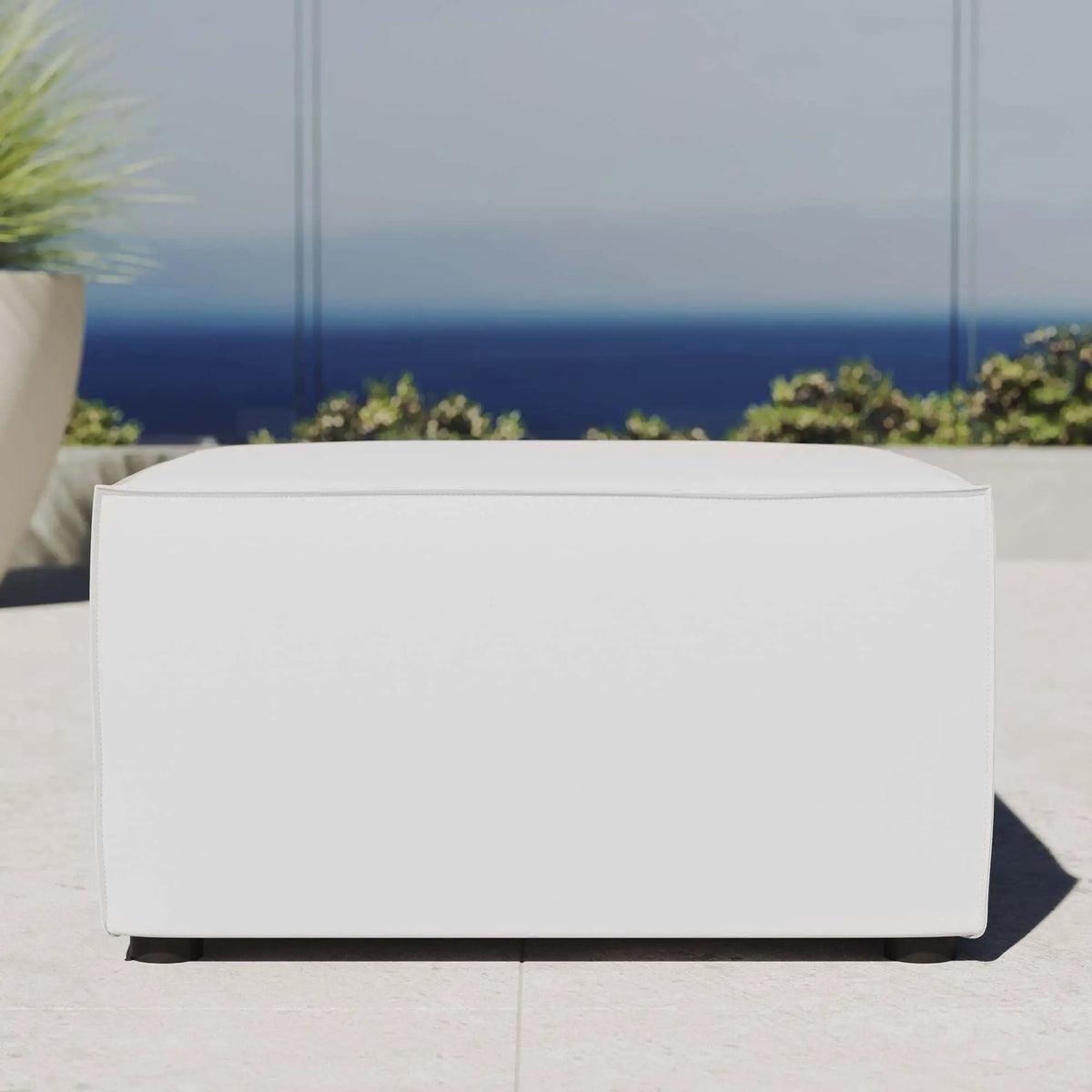 Saybrook Outdoor Patio Upholstered Sectional Sofa Ottoman by Modway by HouseOfZazla