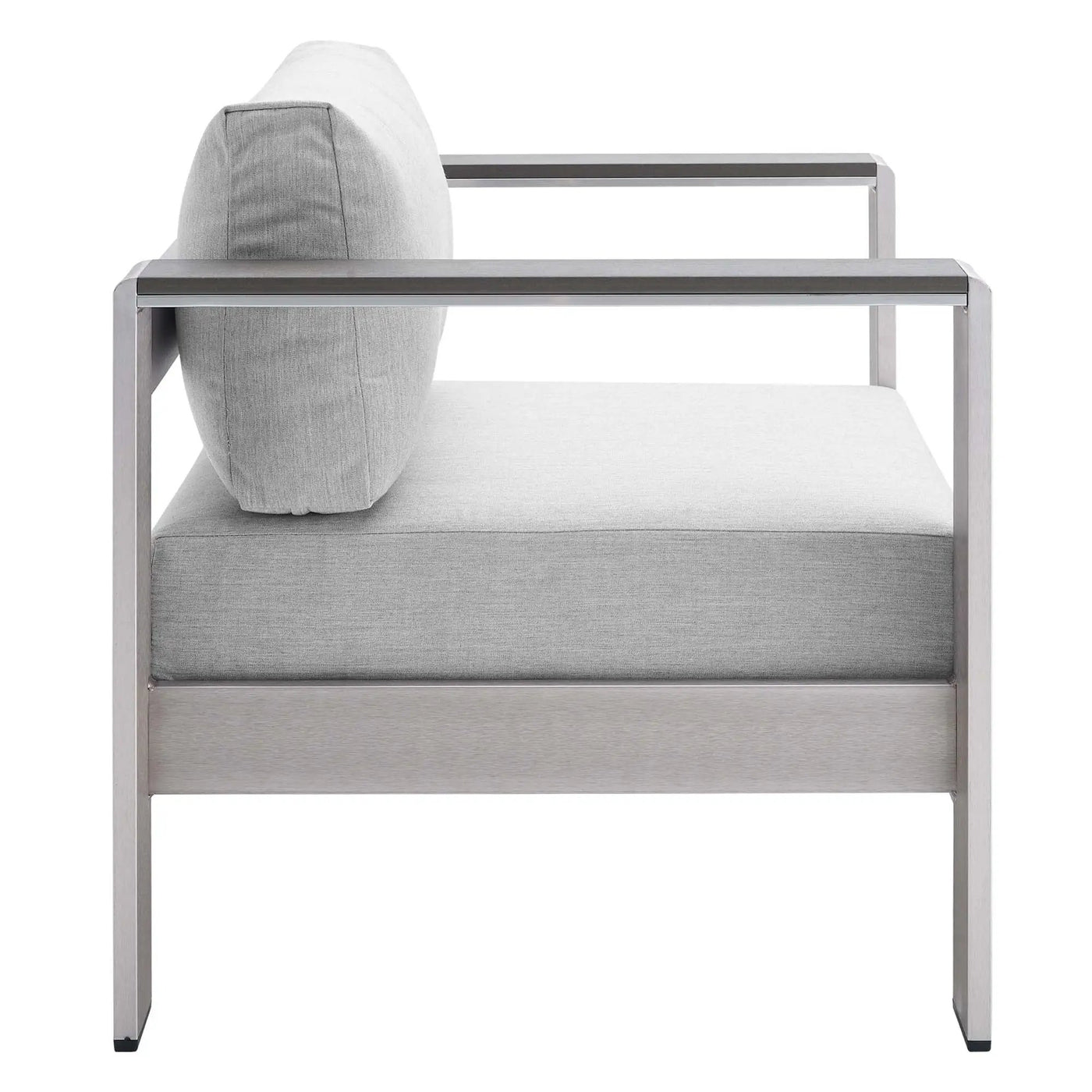 Shore Sunbrella Fabric Aluminum Outdoor Patio Armchair by Modway by HouseOfZazla