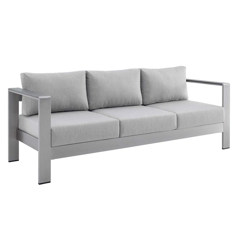 Shore Sunbrella Fabric Aluminum Outdoor Patio Sofa by Modway by HouseOfZazla