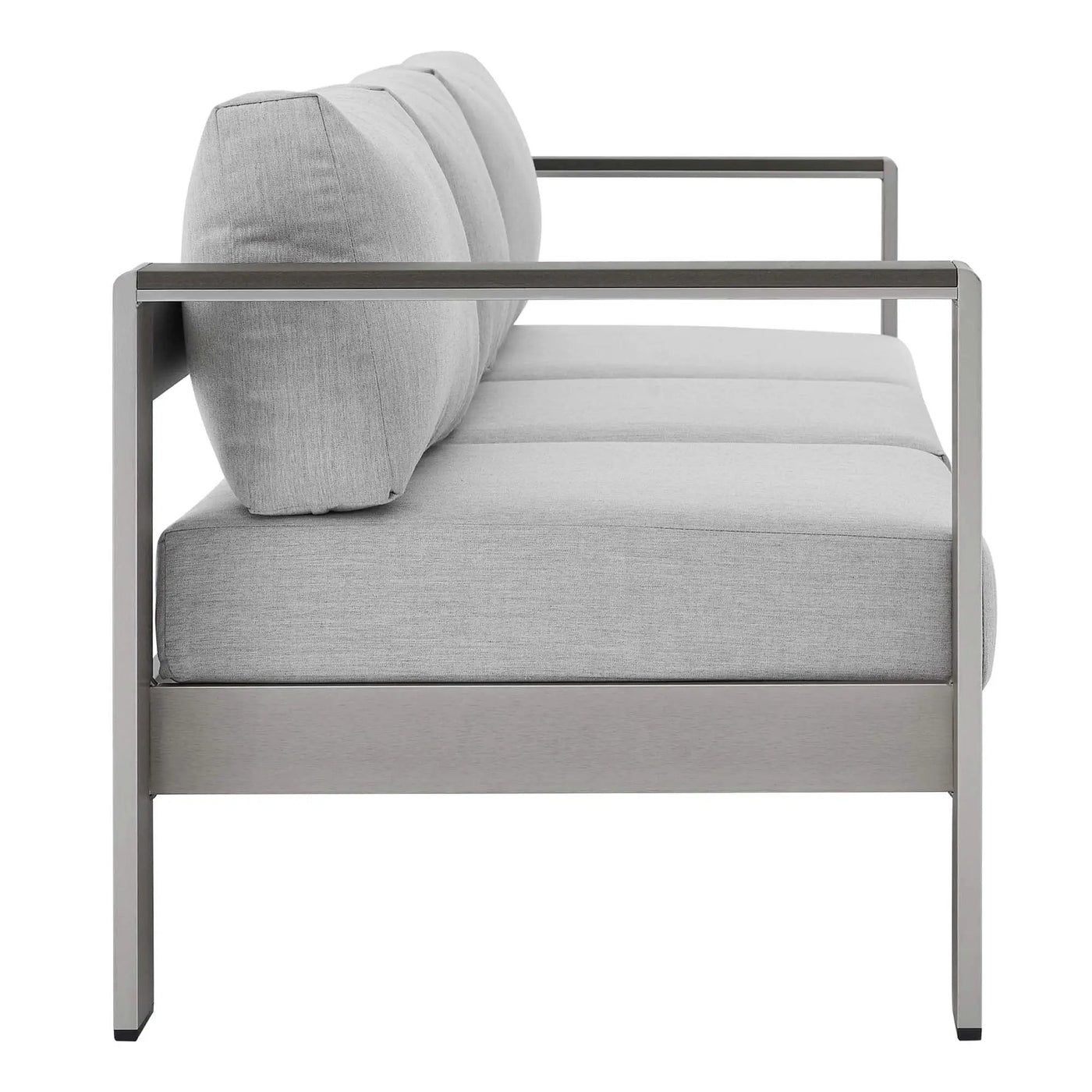 Shore Sunbrella Fabric Aluminum Outdoor Patio Sofa by Modway by HouseOfZazla
