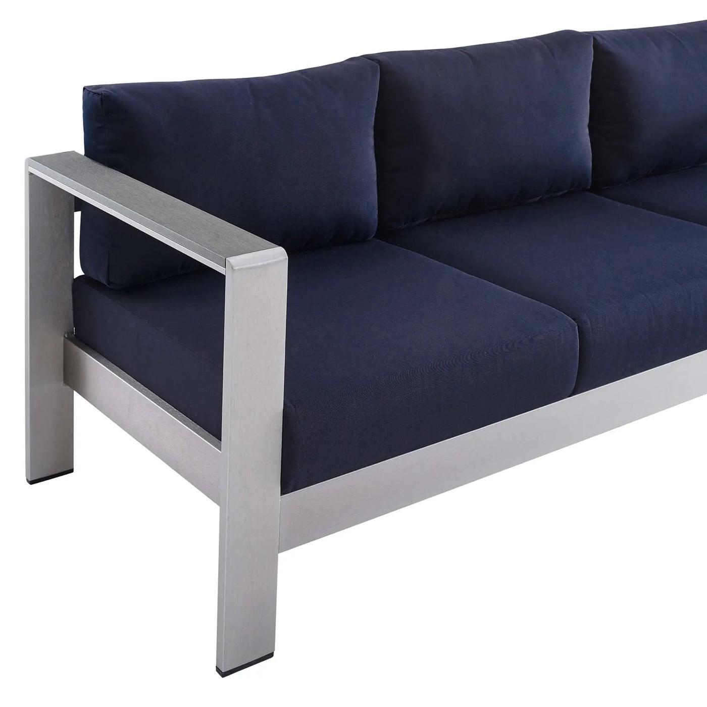 Shore Sunbrella Fabric Aluminum Outdoor Patio Sofa by Modway by HouseOfZazla