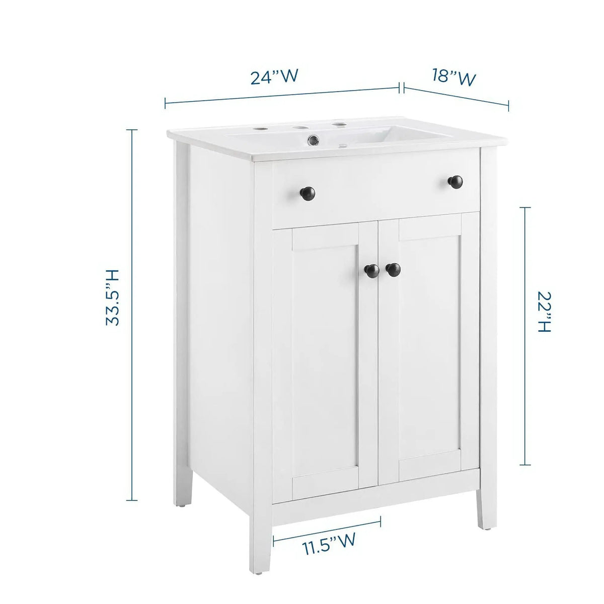 Nantucket 24" Bathroom Vanity by Modway by HouseOfZazla