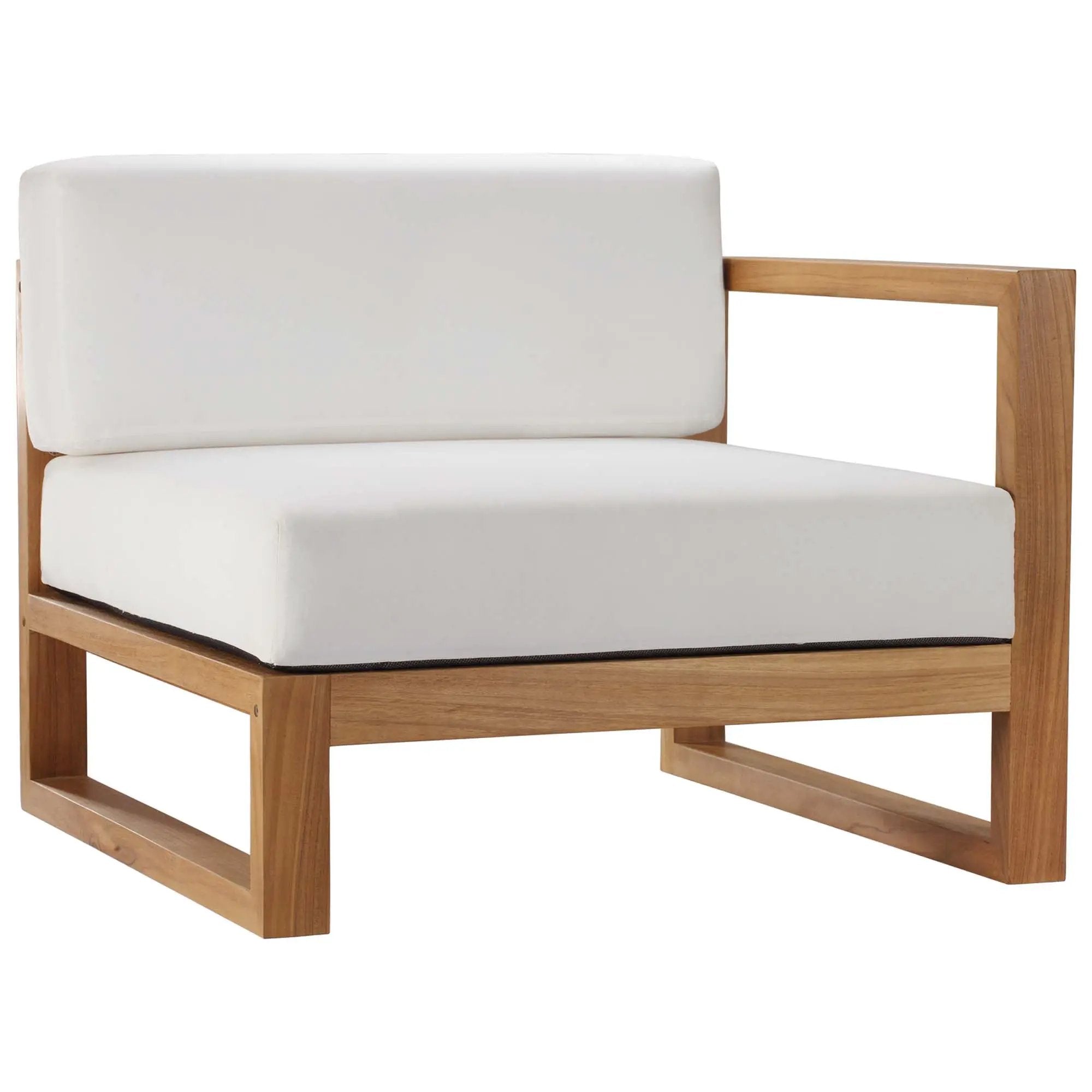 Upland 3-Piece Outdoor Patio Teak Wood Sectional Sofa Set by Modway by HouseOfZazla