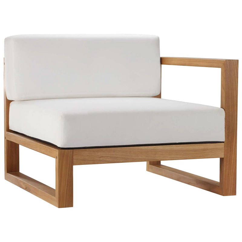Upland 2-Piece Outdoor Patio Teak Wood Sectional Sofa Loveseat by Modway by HouseOfZazla