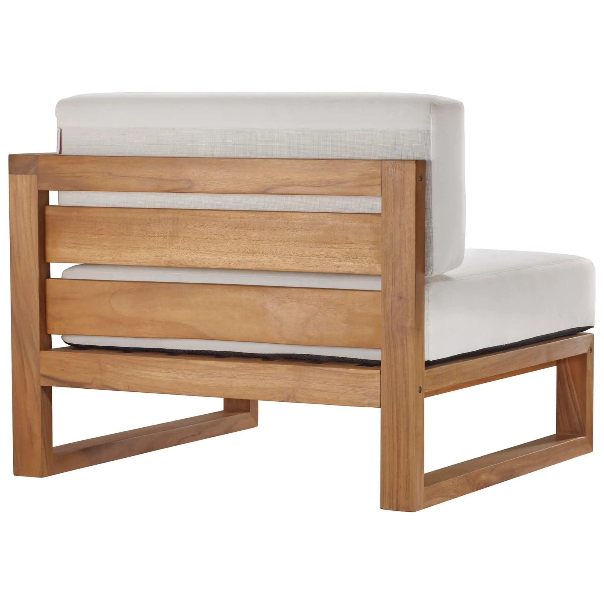 Upland 2-Piece Outdoor Patio Teak Wood Sectional Sofa Loveseat by Modway by HouseOfZazla