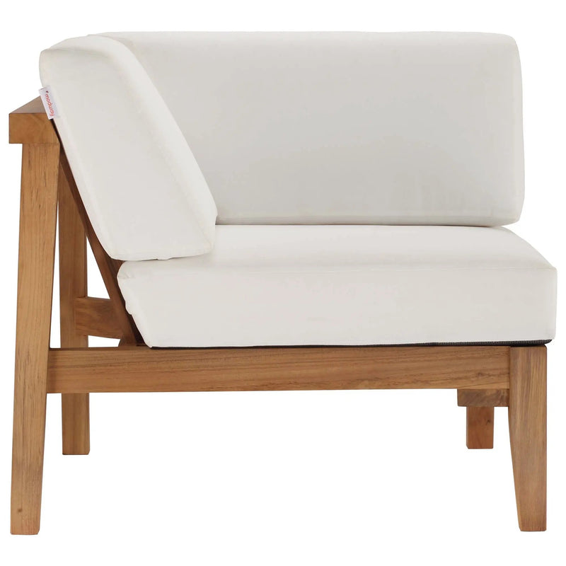 Bayport 3-Piece Outdoor Teak Wood Sectional Sofa Set by Modway by HouseOfZazla