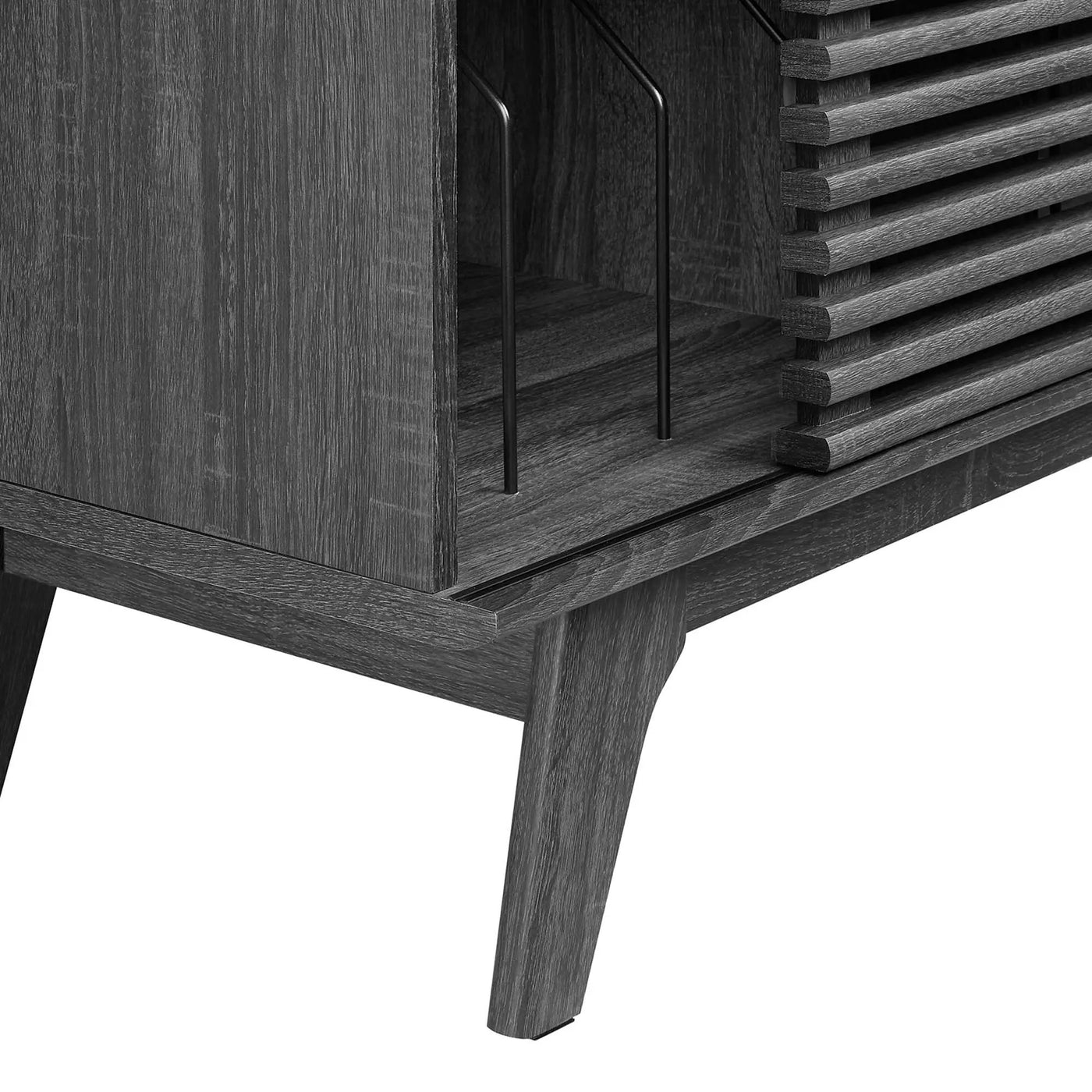 Render Vinyl Record Display Stand by Modway by HouseOfZazla