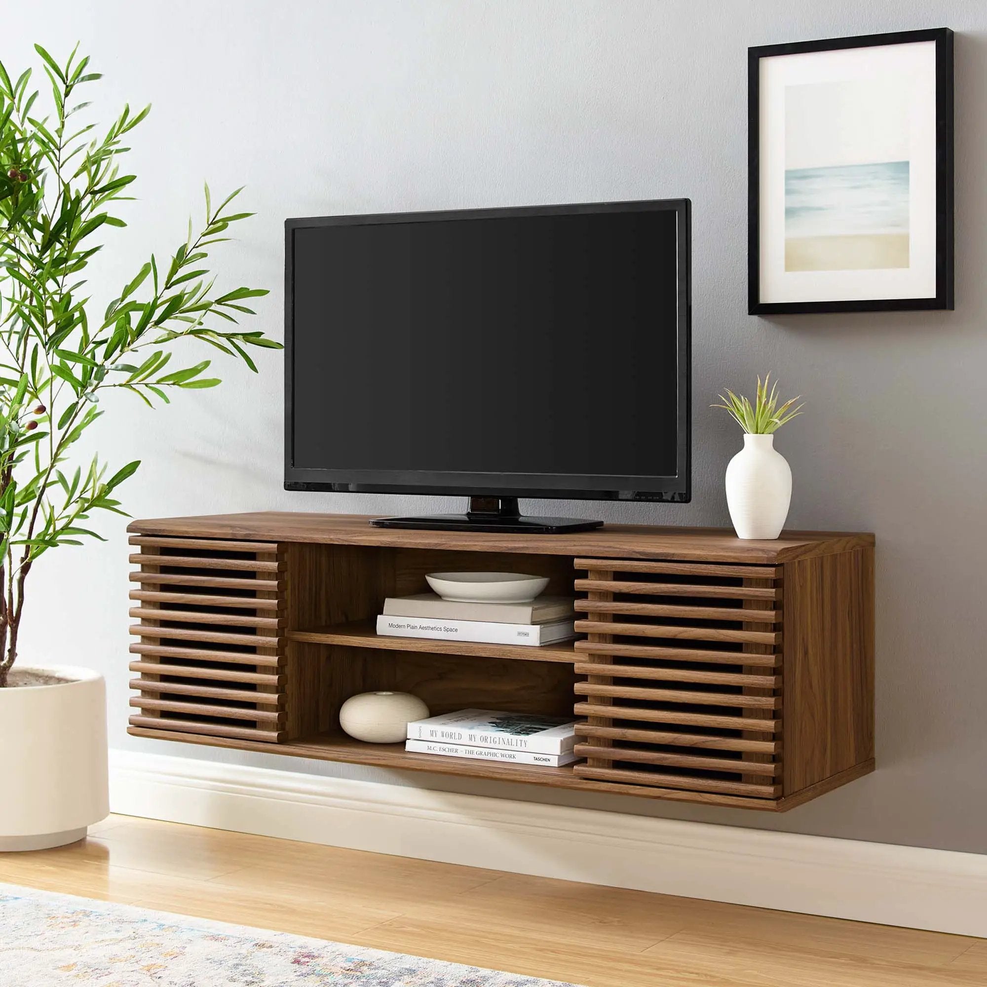 Render 46" Wall-Mount Media Console TV Stand by Modway by HouseOfZazla