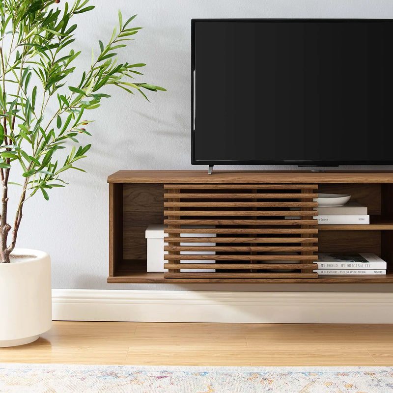 Render 60" Wall-Mount Media Console TV Stand by Modway by HouseOfZazla