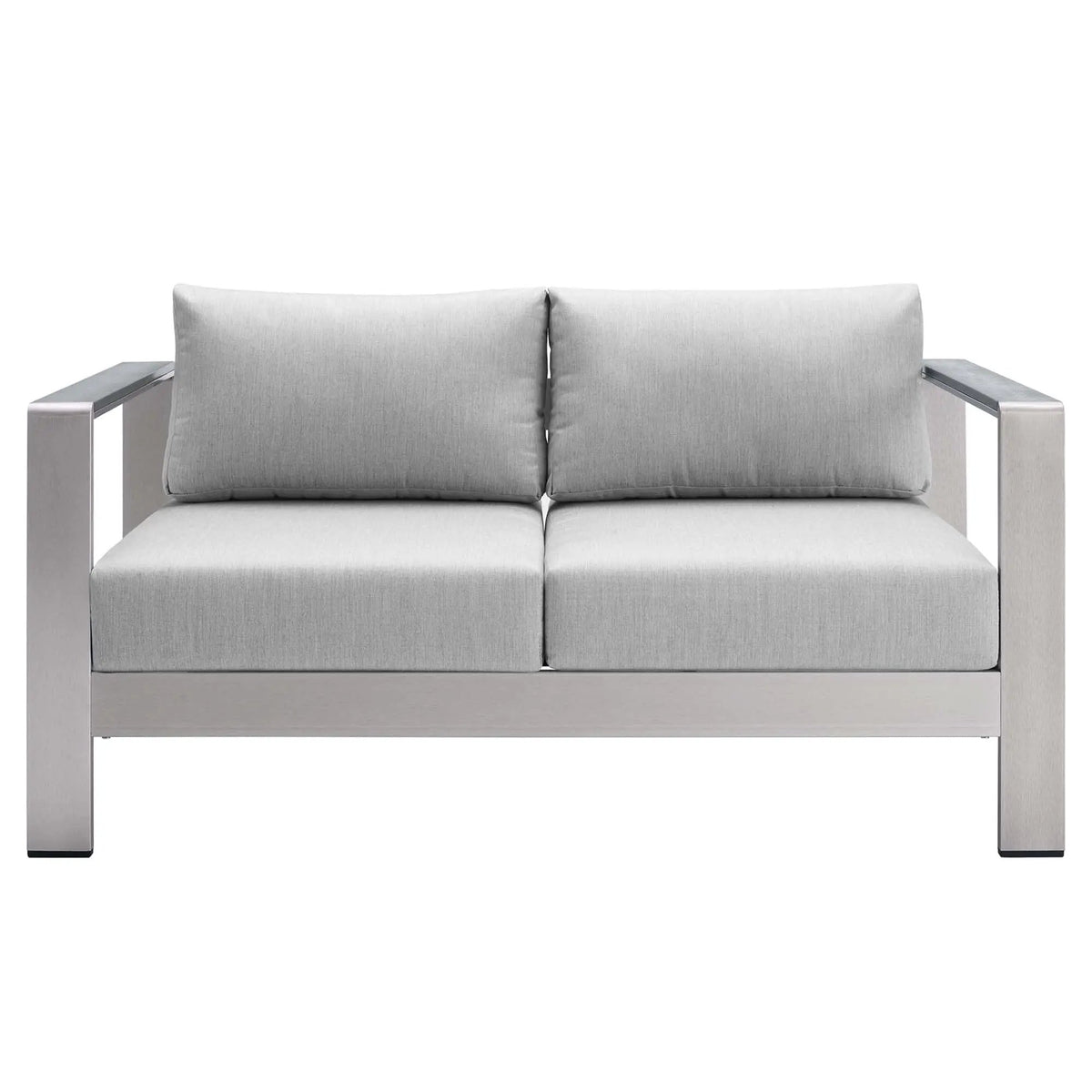Shore 3 Piece Sunbrella Fabric Outdoor Patio Aluminum Set by Modway by HouseOfZazla