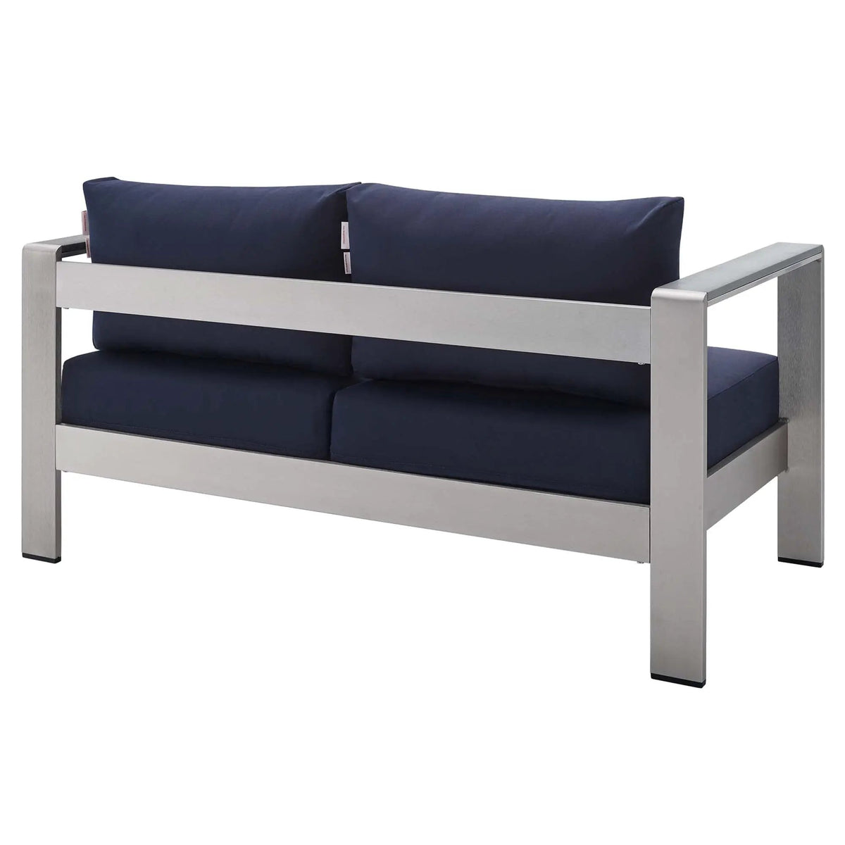 Shore 3 Piece Sunbrella Fabric Outdoor Patio Aluminum Set by Modway by HouseOfZazla
