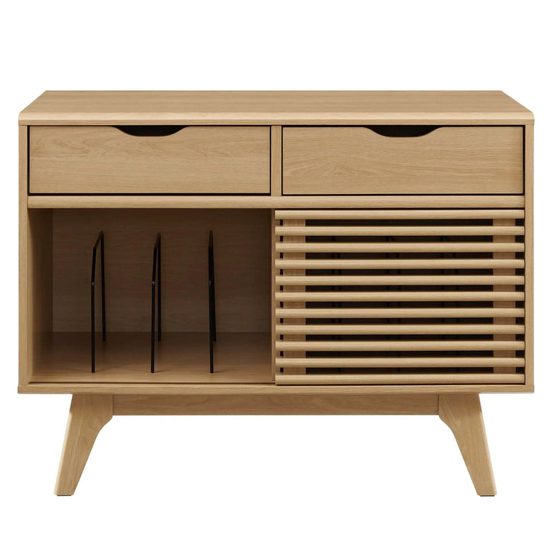 Render Vinyl Record Display Stand by Modway by HouseOfZazla