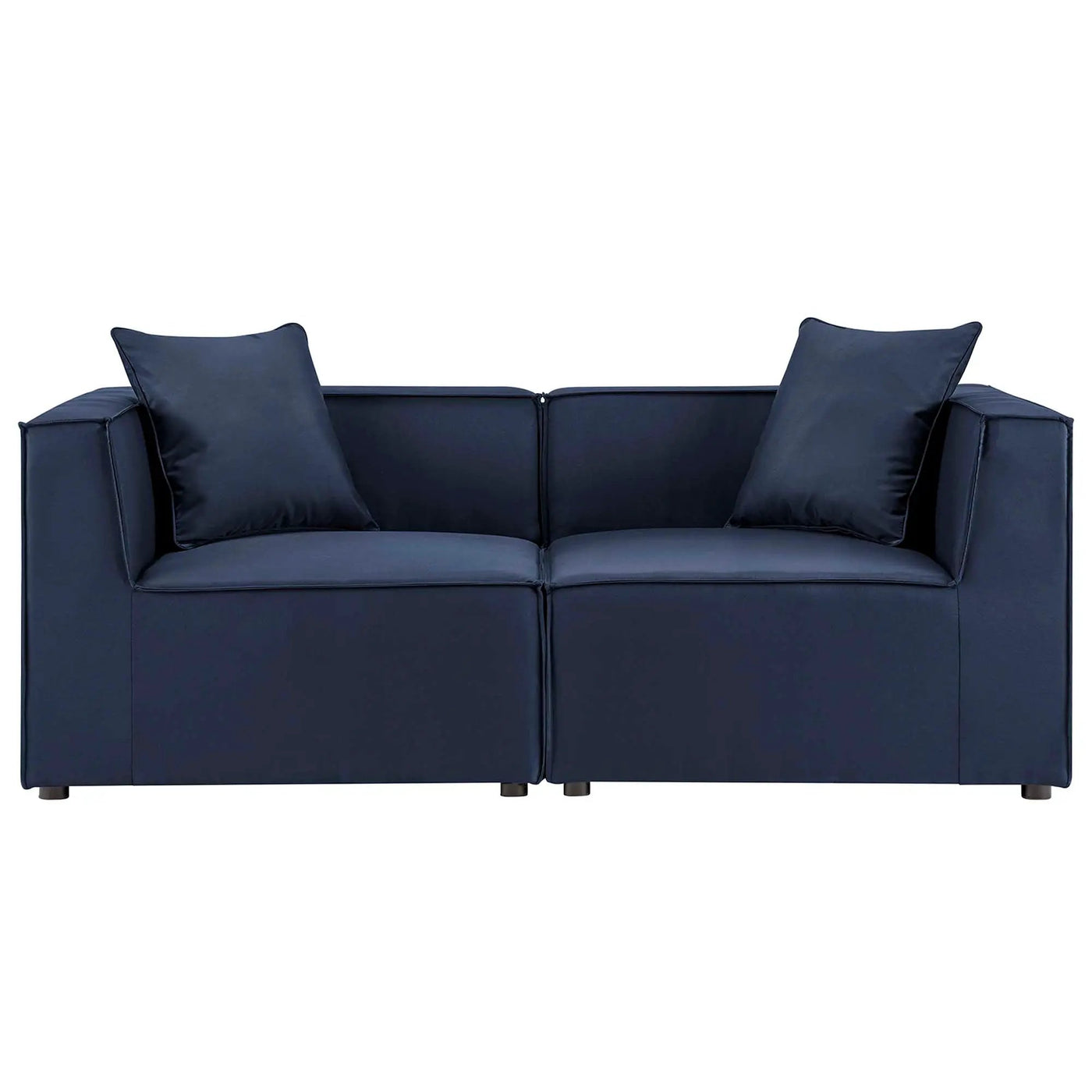 Saybrook 2-Piece Outdoor Patio Upholstered Sectional Sofa Loveseat by Modway by HouseOfZazla
