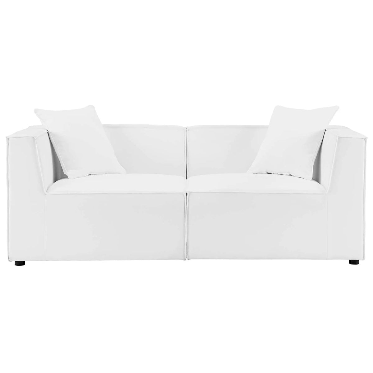 Saybrook 2-Piece Outdoor Patio Upholstered Sectional Sofa Loveseat by Modway by HouseOfZazla