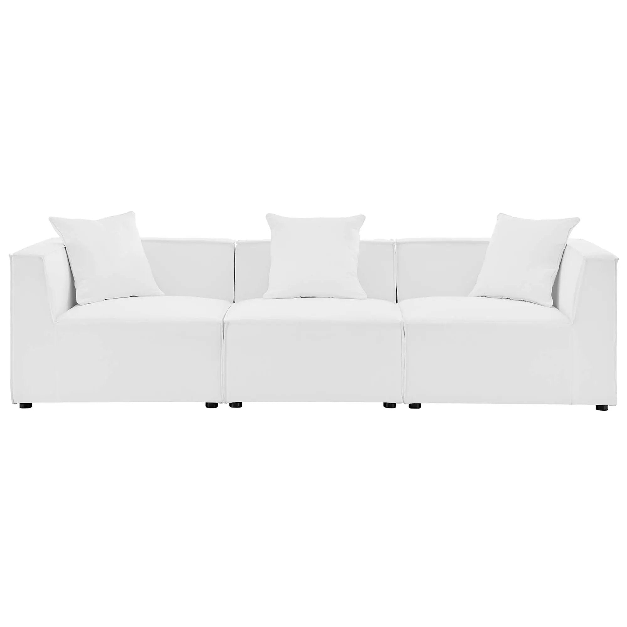 Saybrook 3-Piece Outdoor Patio Upholstered Sectional Sofa by Modway by HouseOfZazla