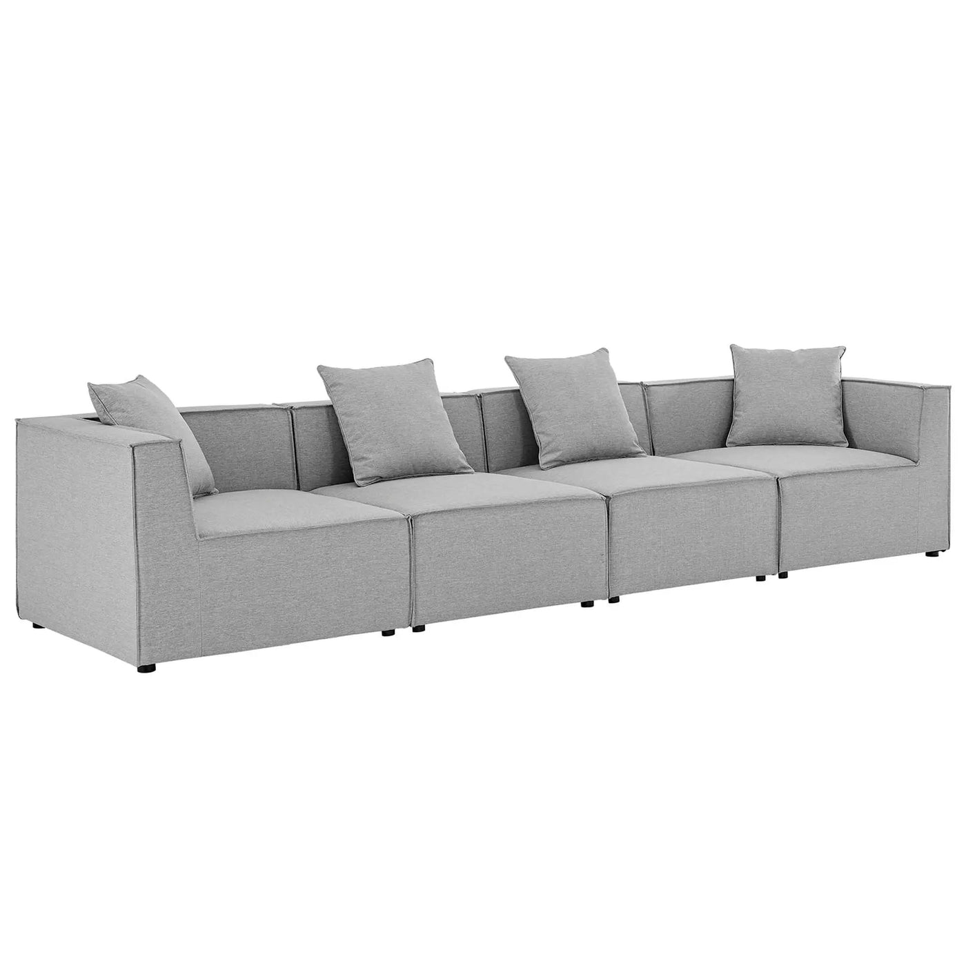 Saybrook 4-Piece Outdoor Patio Upholstered Sectional Sofa by Modway by HouseOfZazla