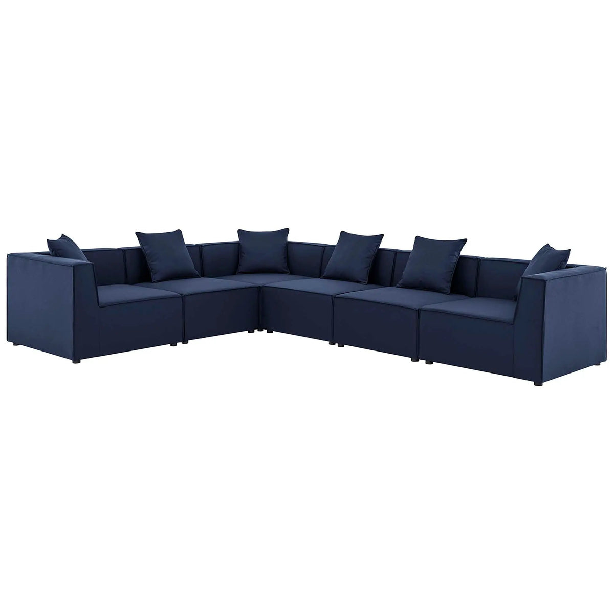 Saybrook 6-Piece Outdoor Patio Upholstered Sectional Sofa by Modway by HouseOfZazla
